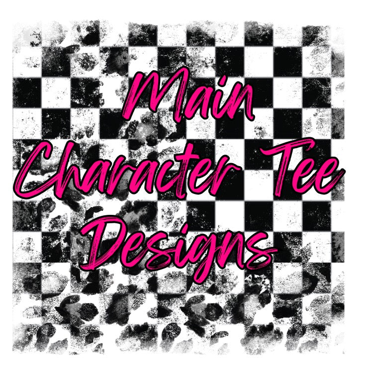 Main Character Tee Designs