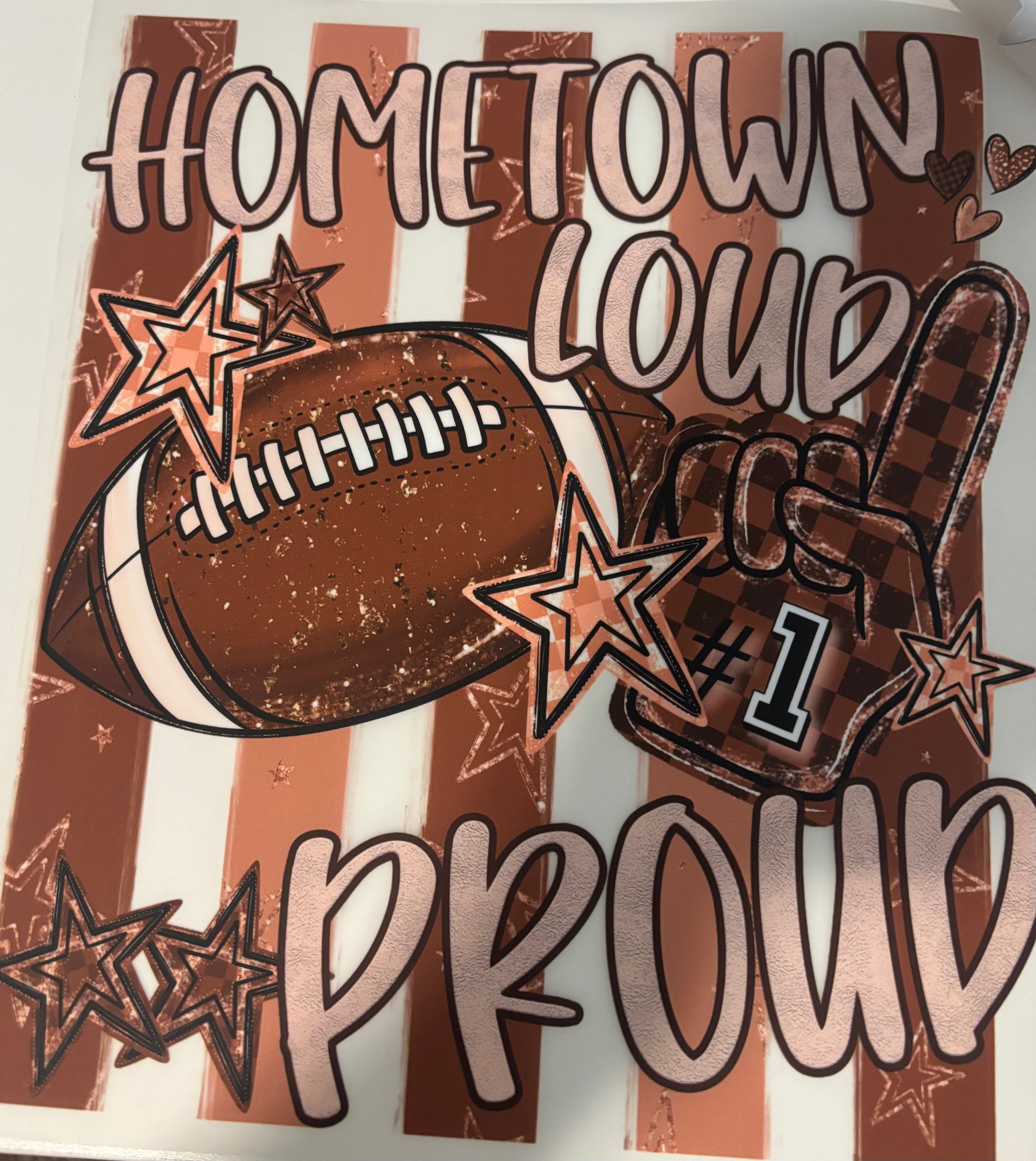 Hometown Loud Proud back pocket tee