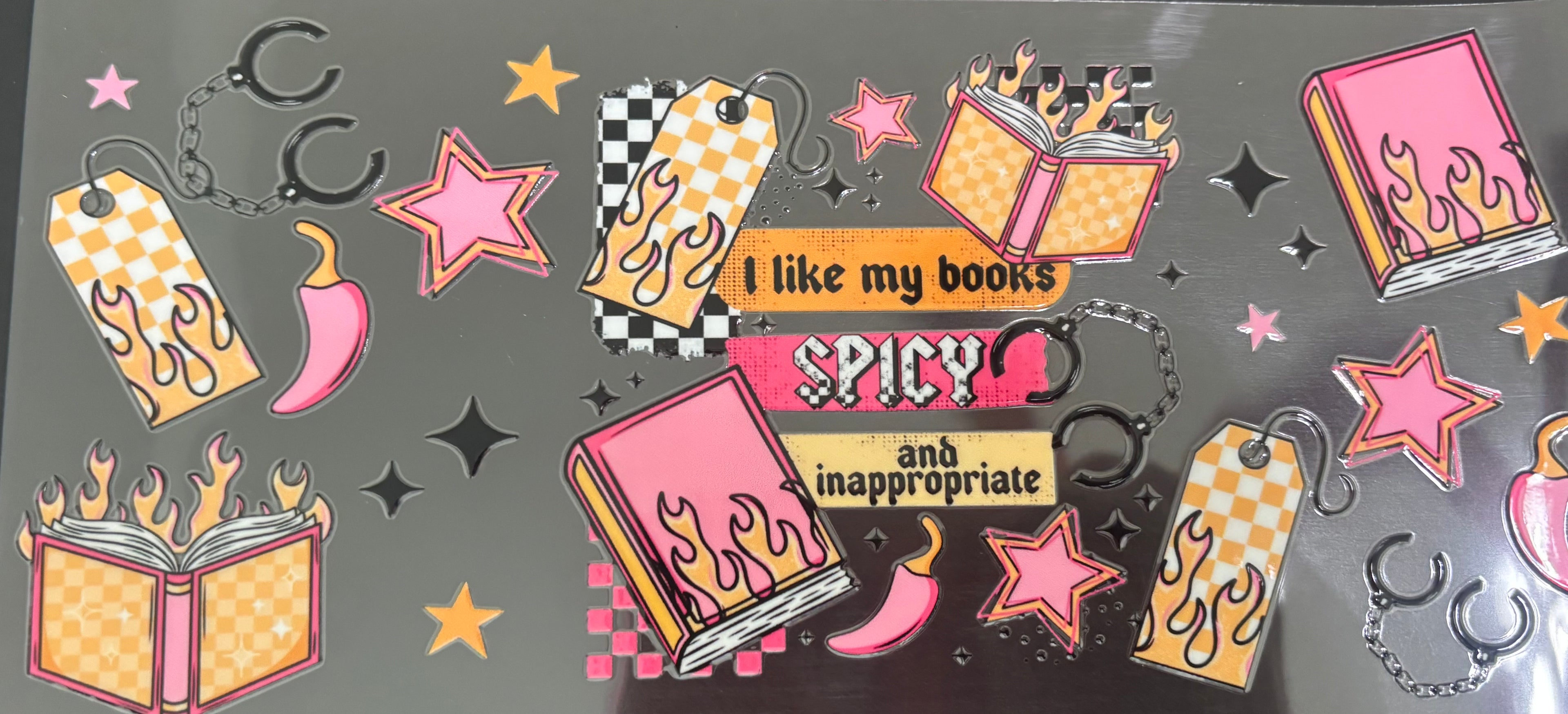 16 oz I like my books spicy and inappropriate