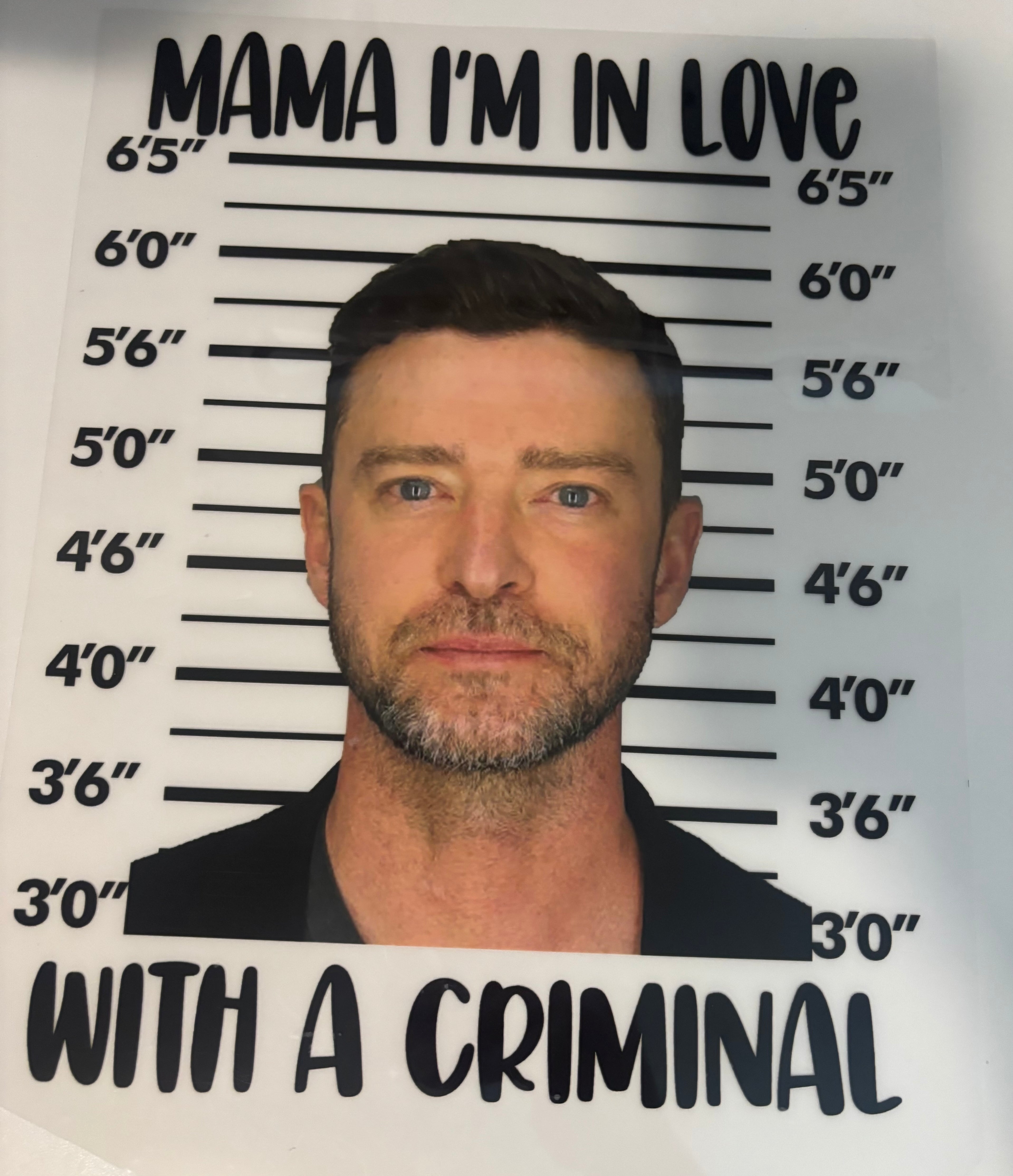 Mama I'm In Love With A Criminal Tee Design
