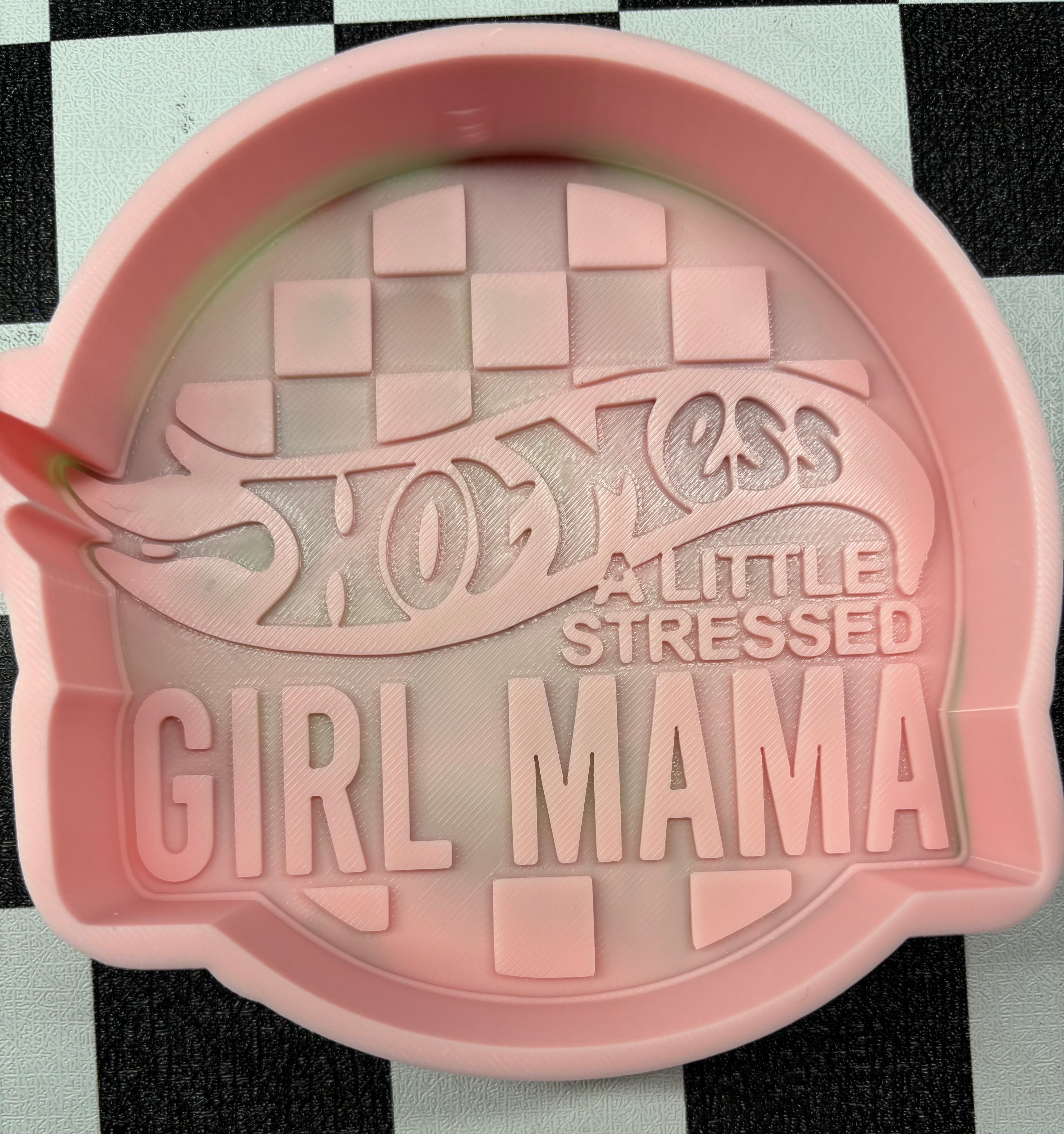 Hot Mess Girl Mama Custom Freshie Mold