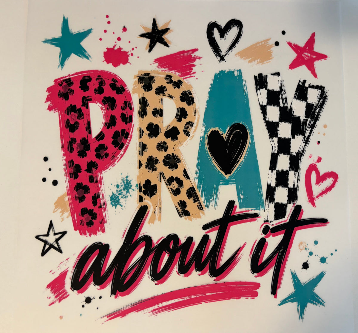 Pray about it tee design