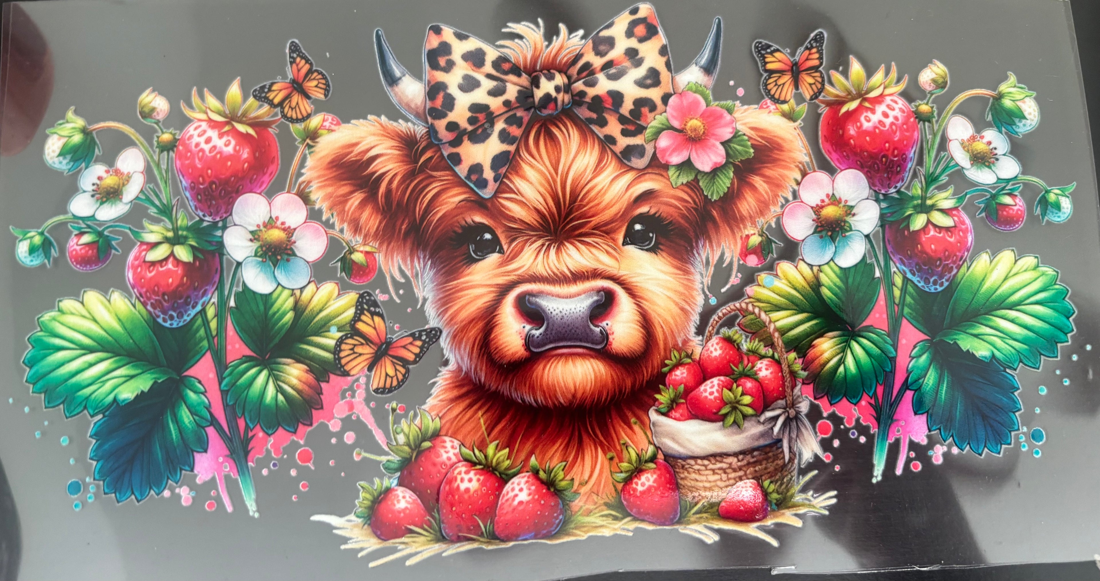 16 oz Strawberry Cow