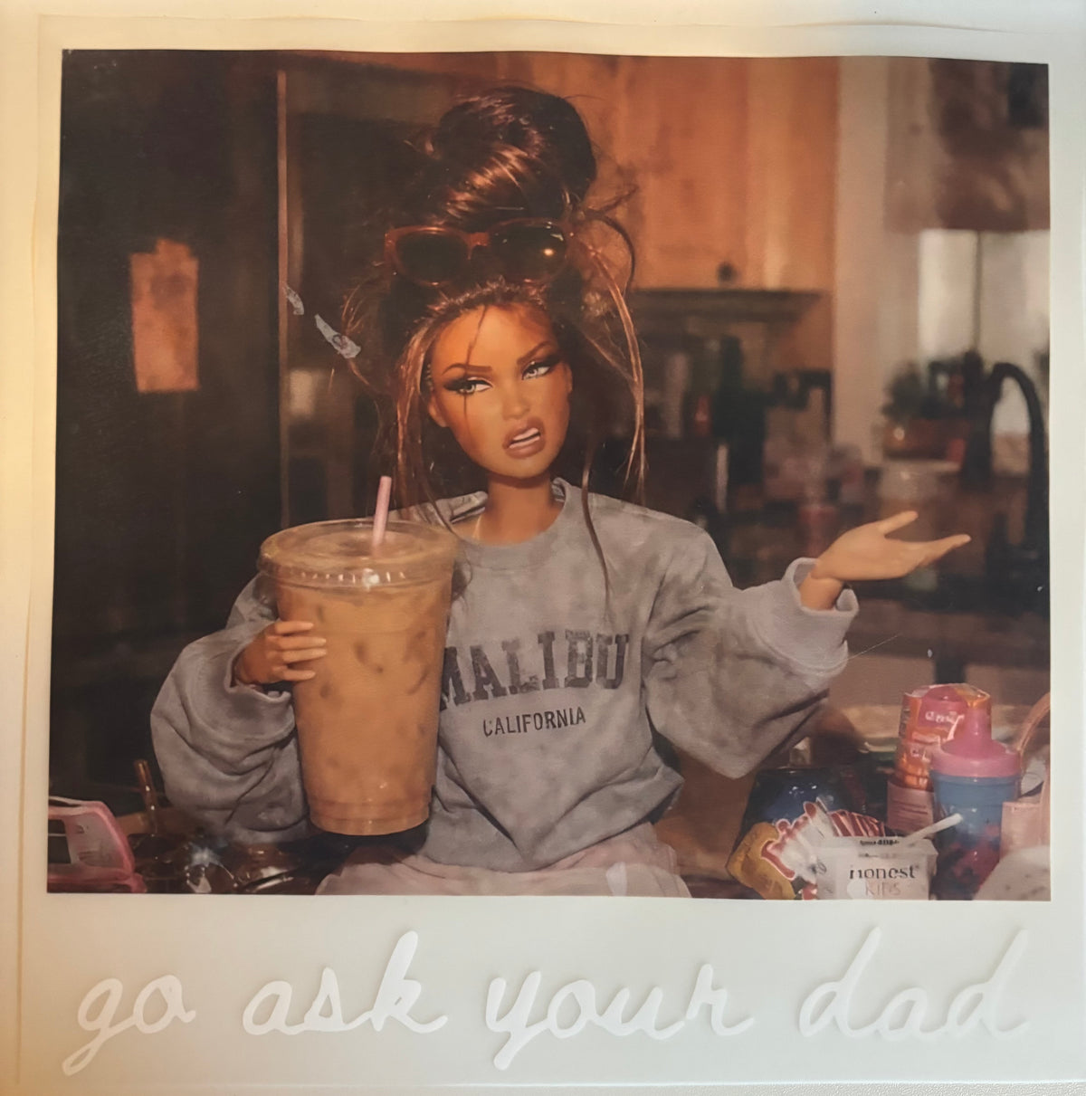 Barbie Go Ask Your Dad Tee Design