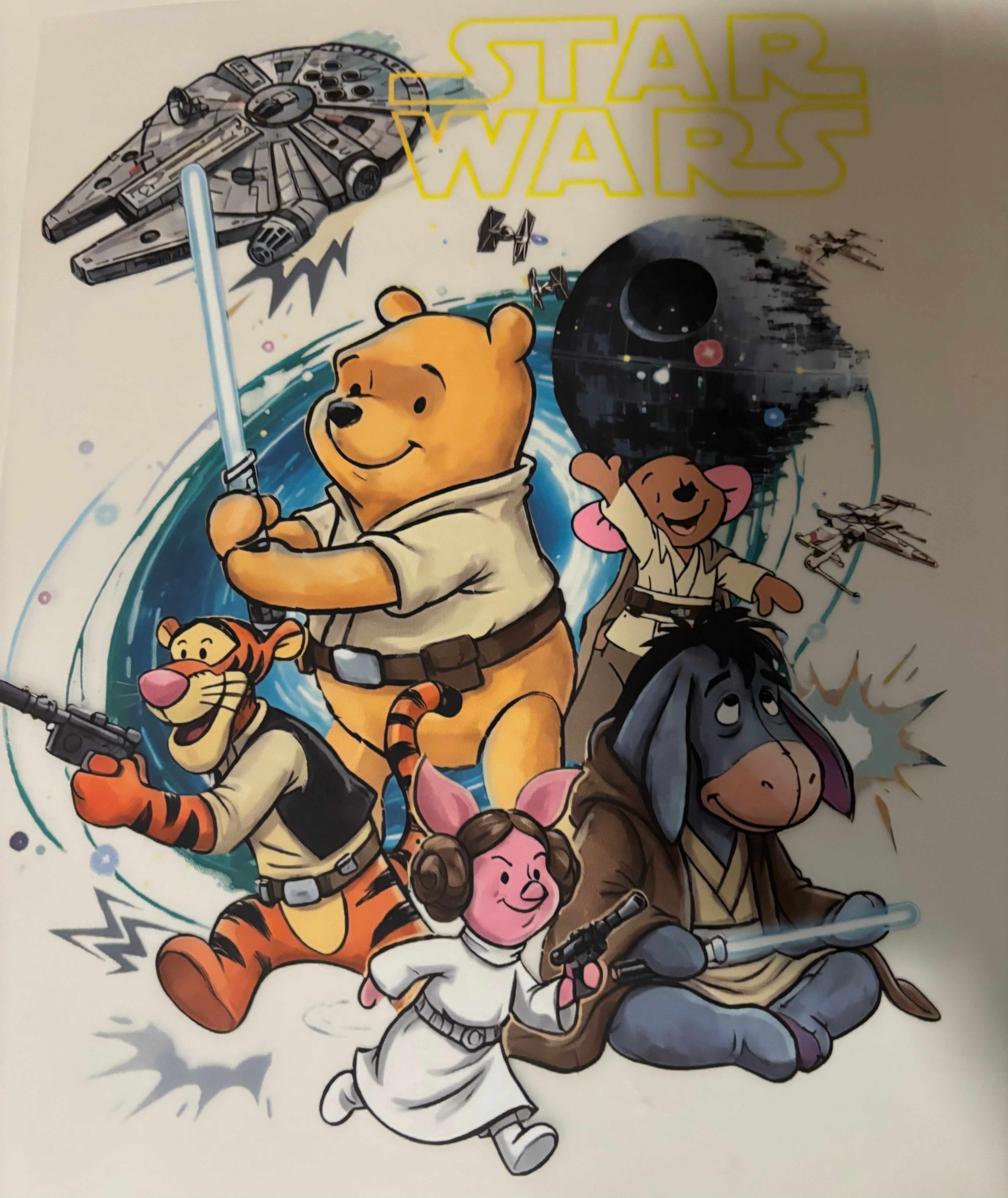 Star Wars Winnie The Pooh Tee Design