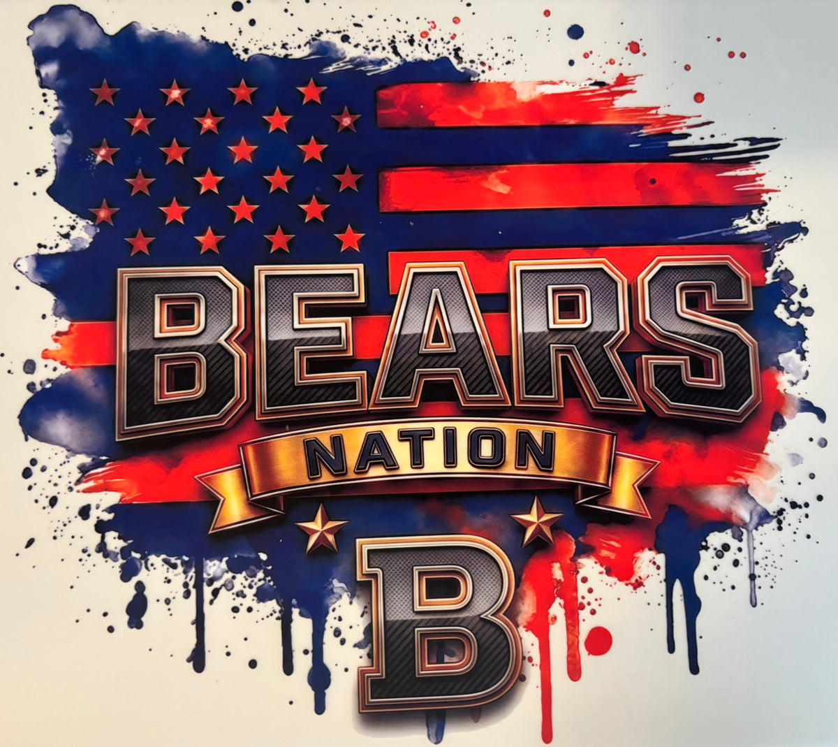Bears Flag Tee Design