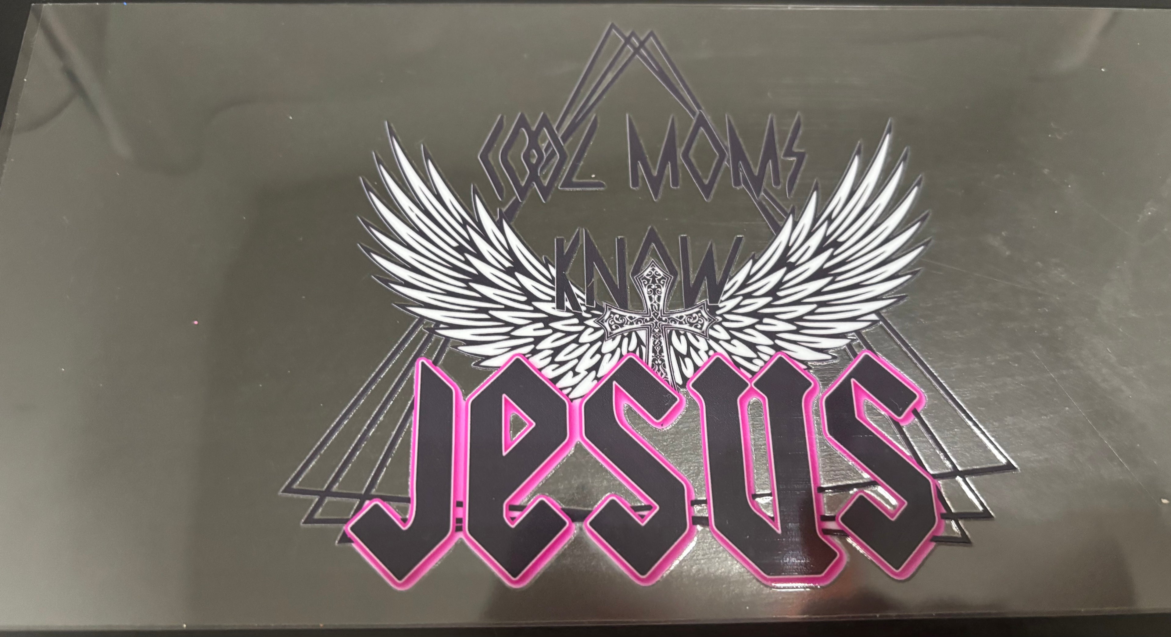 16 oz cool moms know Jesus
