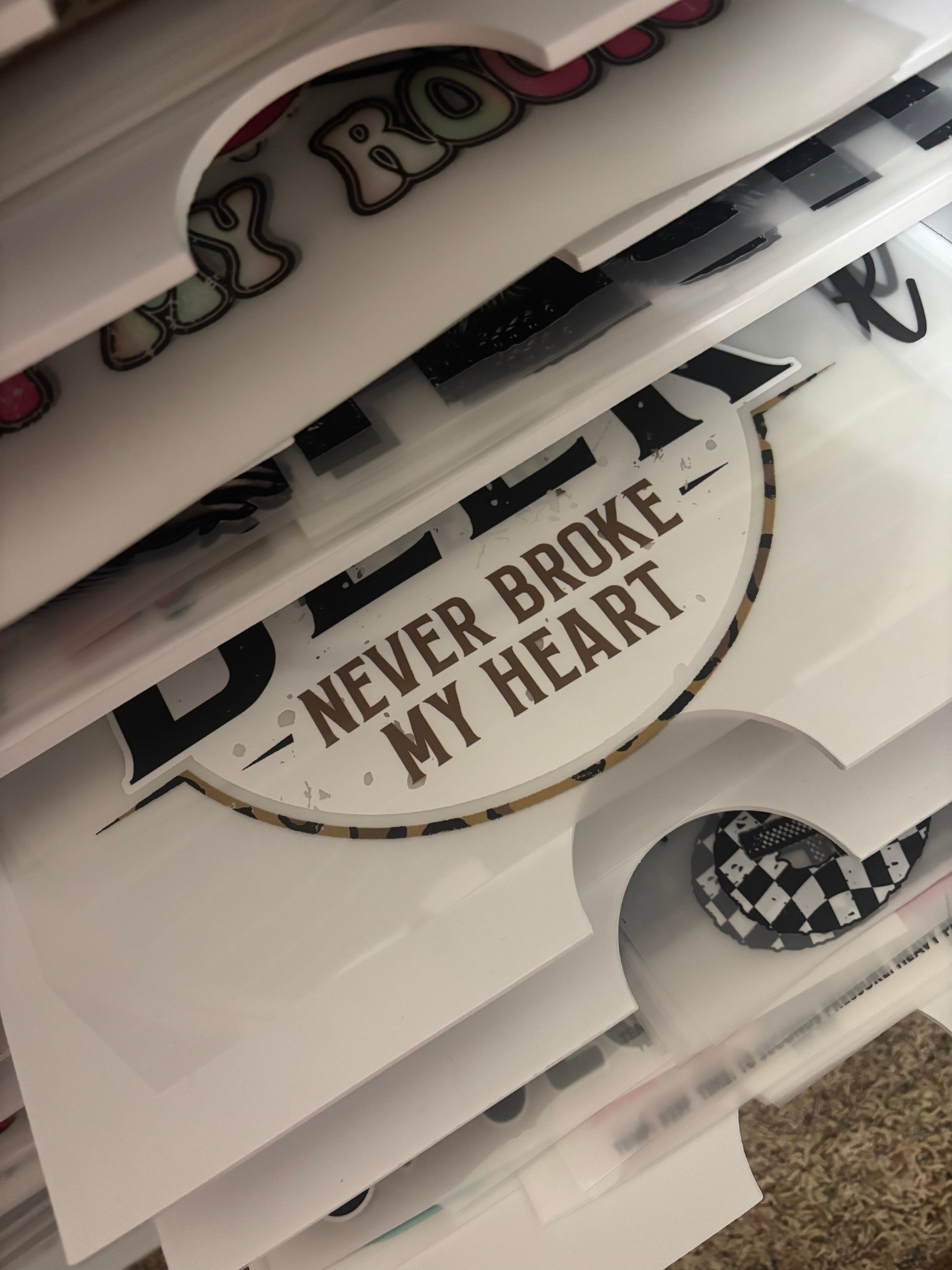 10 mystery Full color T shirt transfers