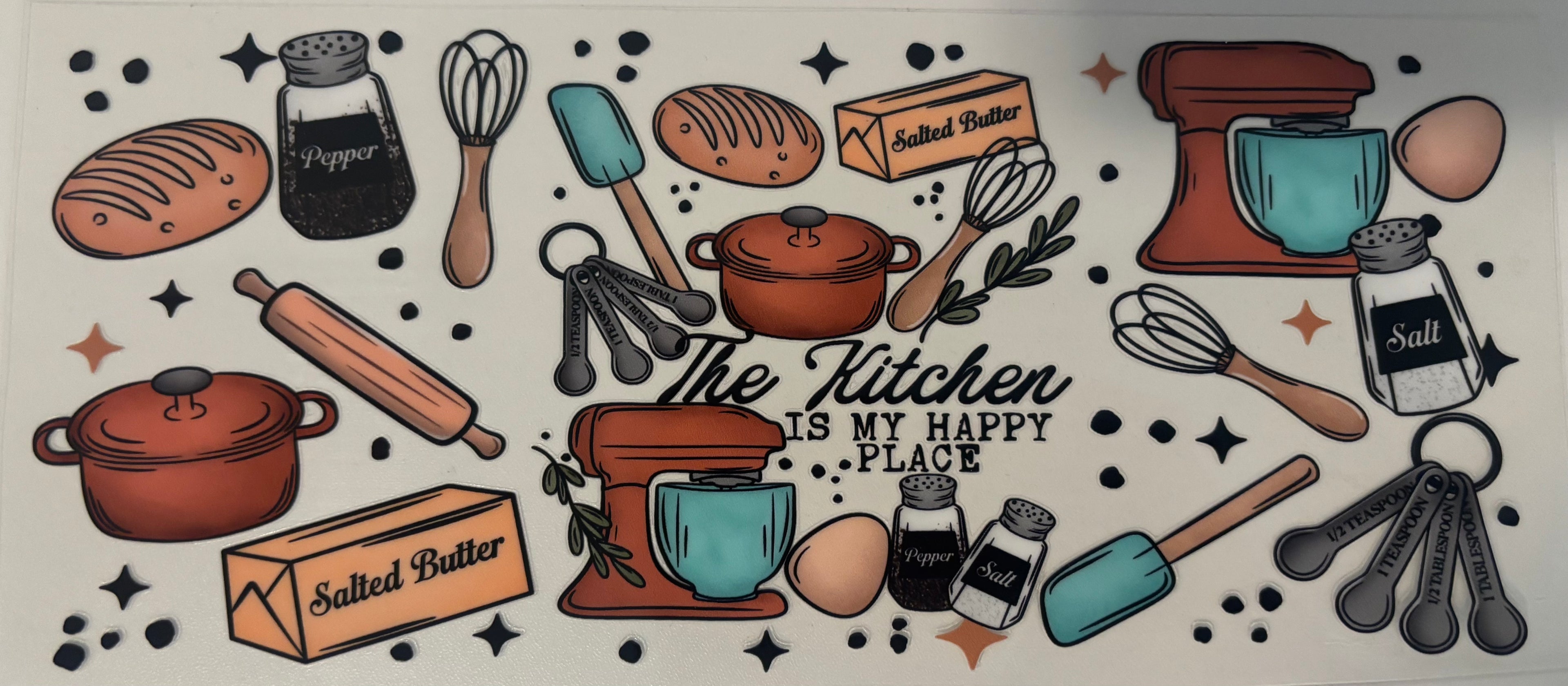 16 oz The Kitchen Is My Happy Place Cup Wrap