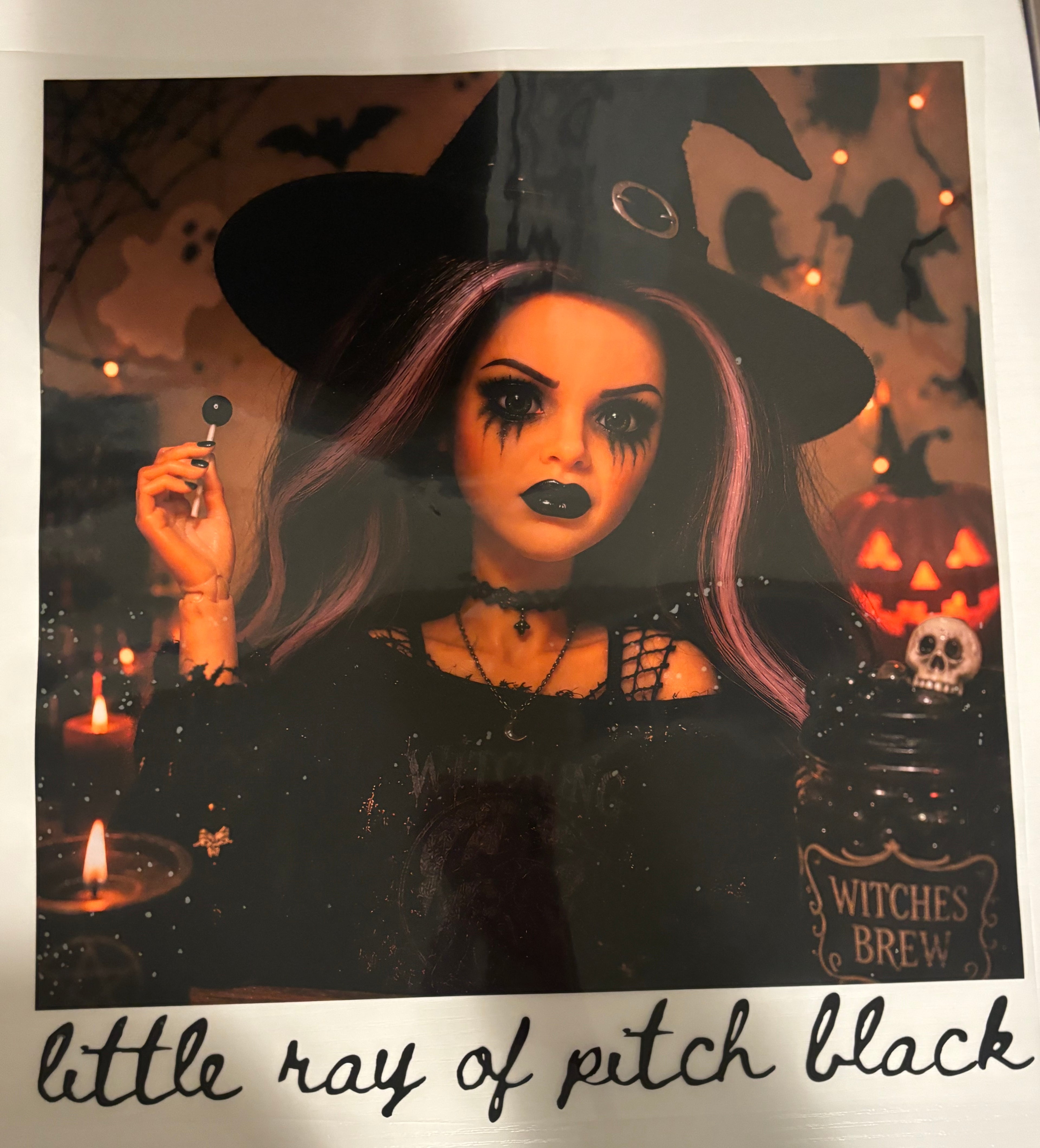Barbie Little Ray Of Pitch Black Tee Design