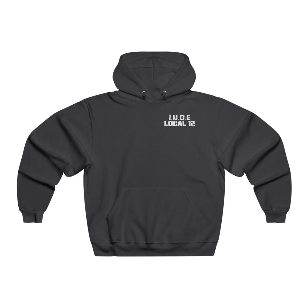 Local 1 Black Excavator Flag Hoodie