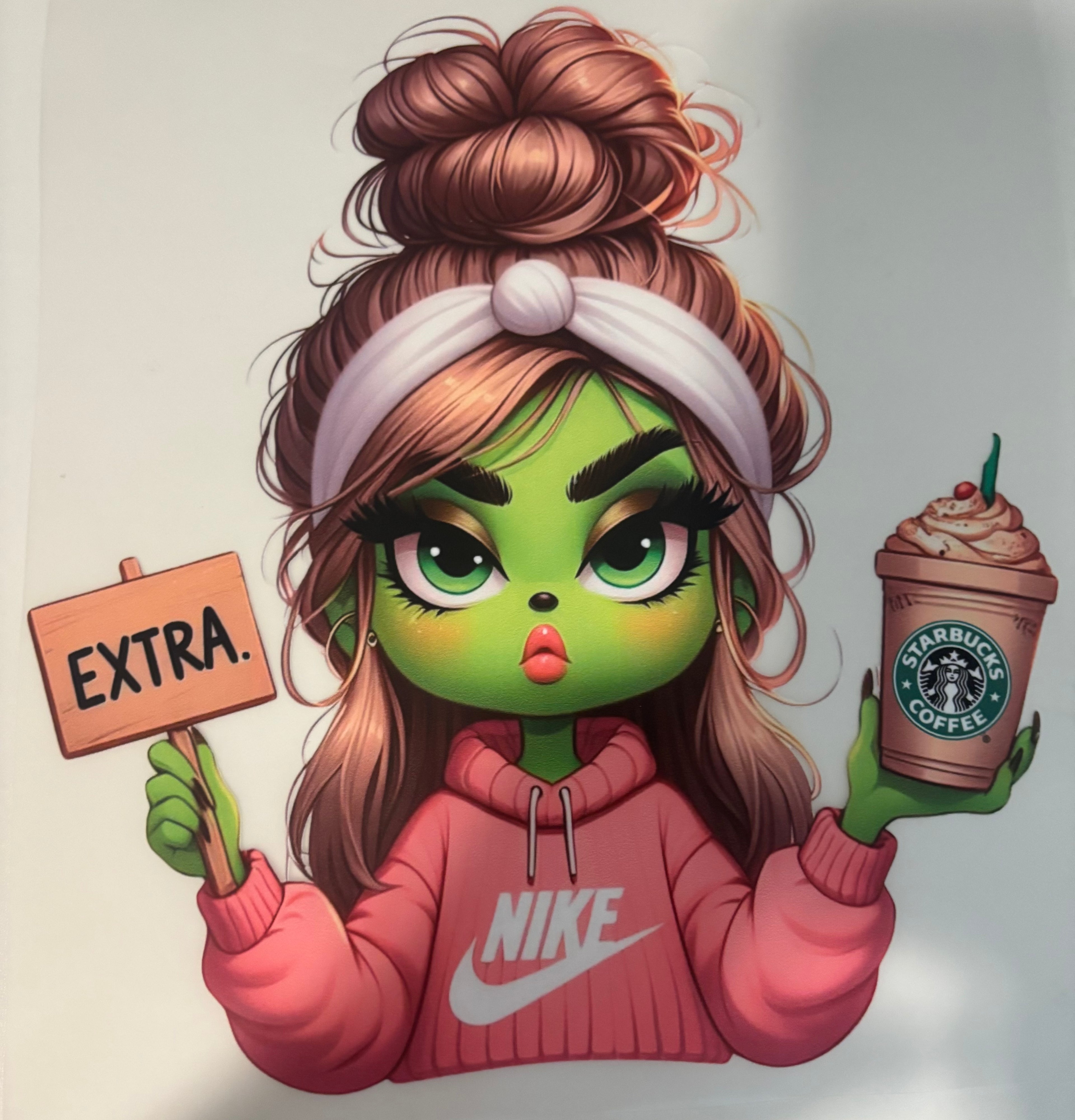 Green Girl Tee Design