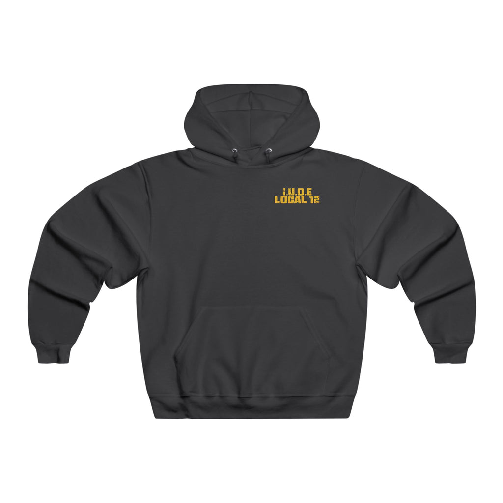 Local 12 Operating Engineers Black Hoodie With Dozer