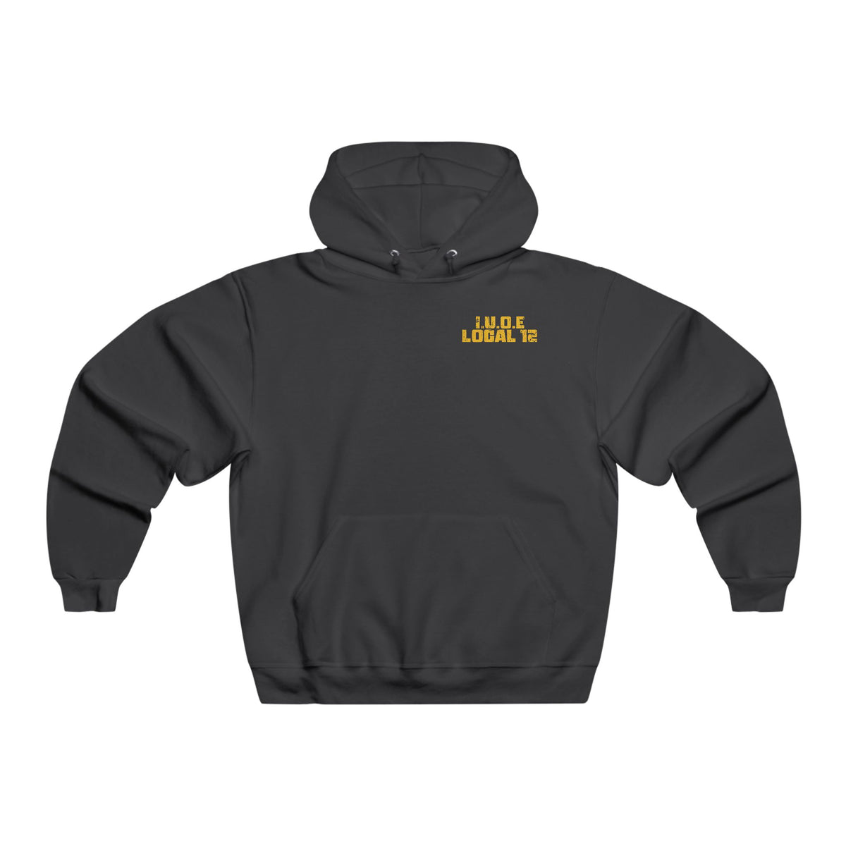 Local 12 Operating Engineers Black Hoodie With Dozer