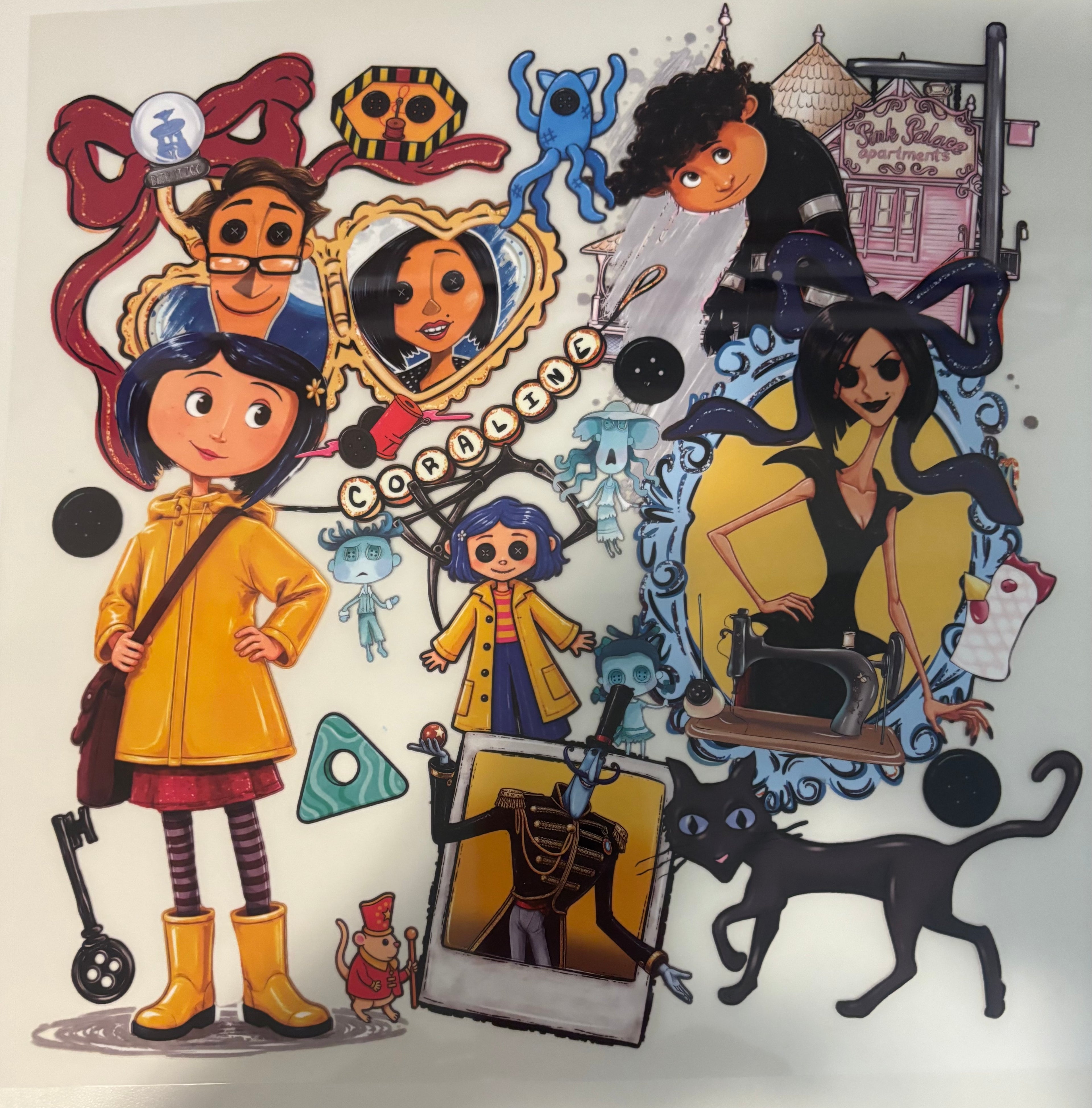 Coraline Collage Tee Design