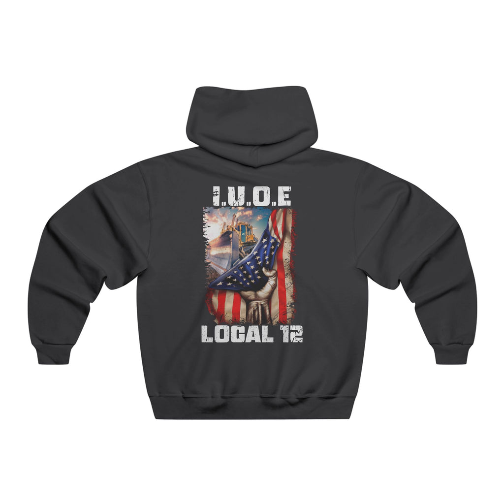 Local 12 Dozer Flag Hoodie