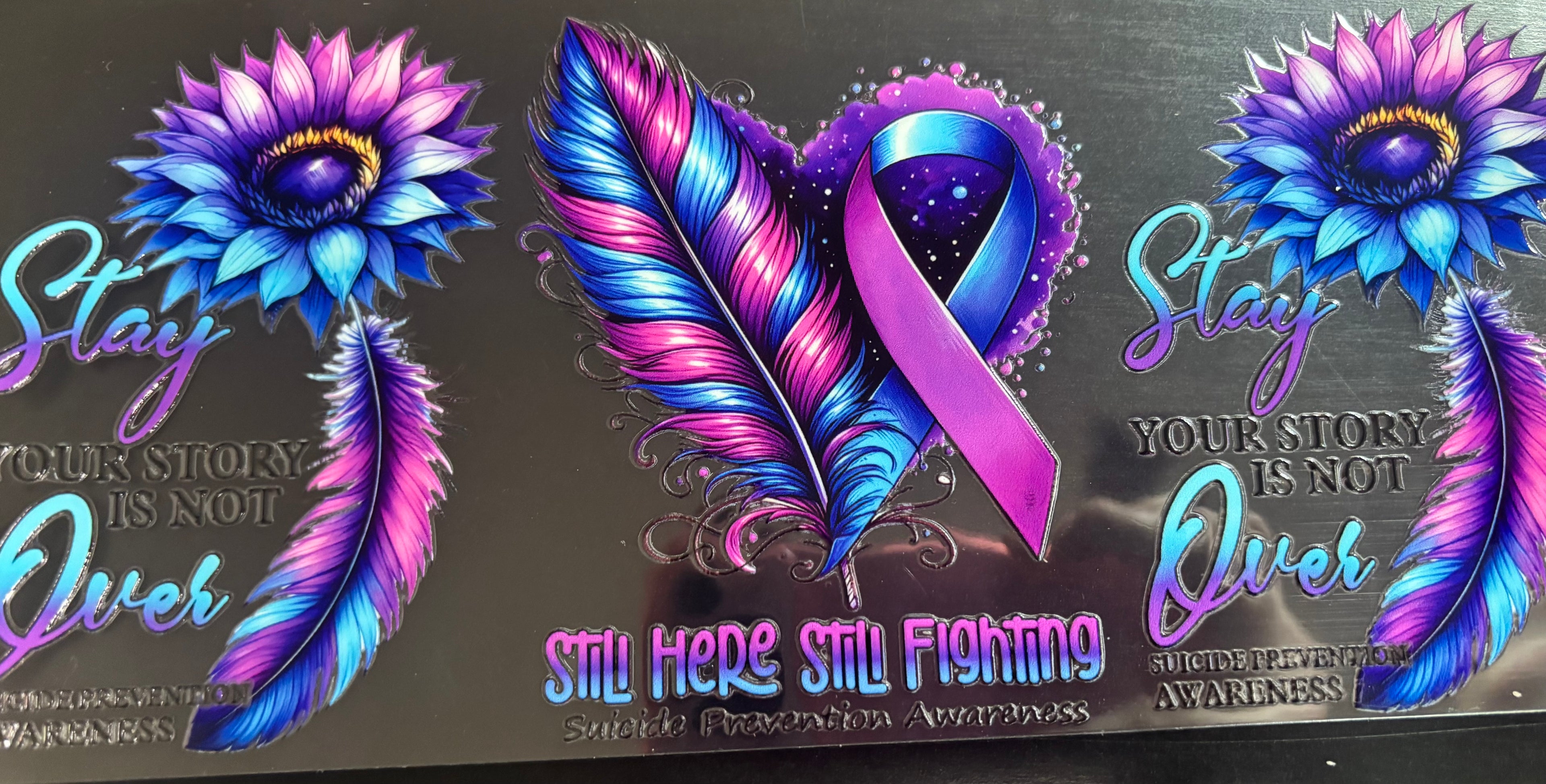 16 Oz Suicide Prevention Cup Wrap