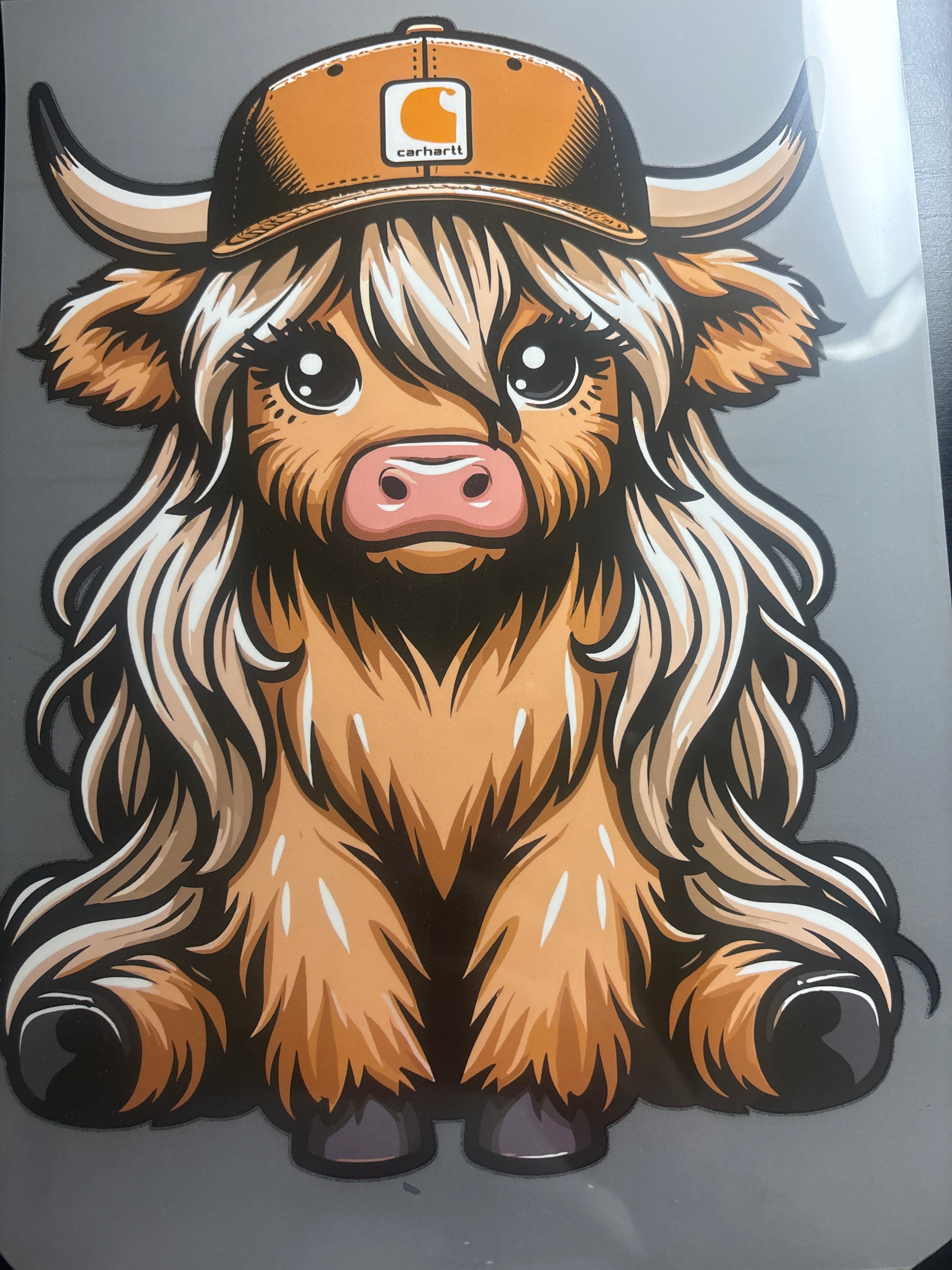 Carhartt hat cow