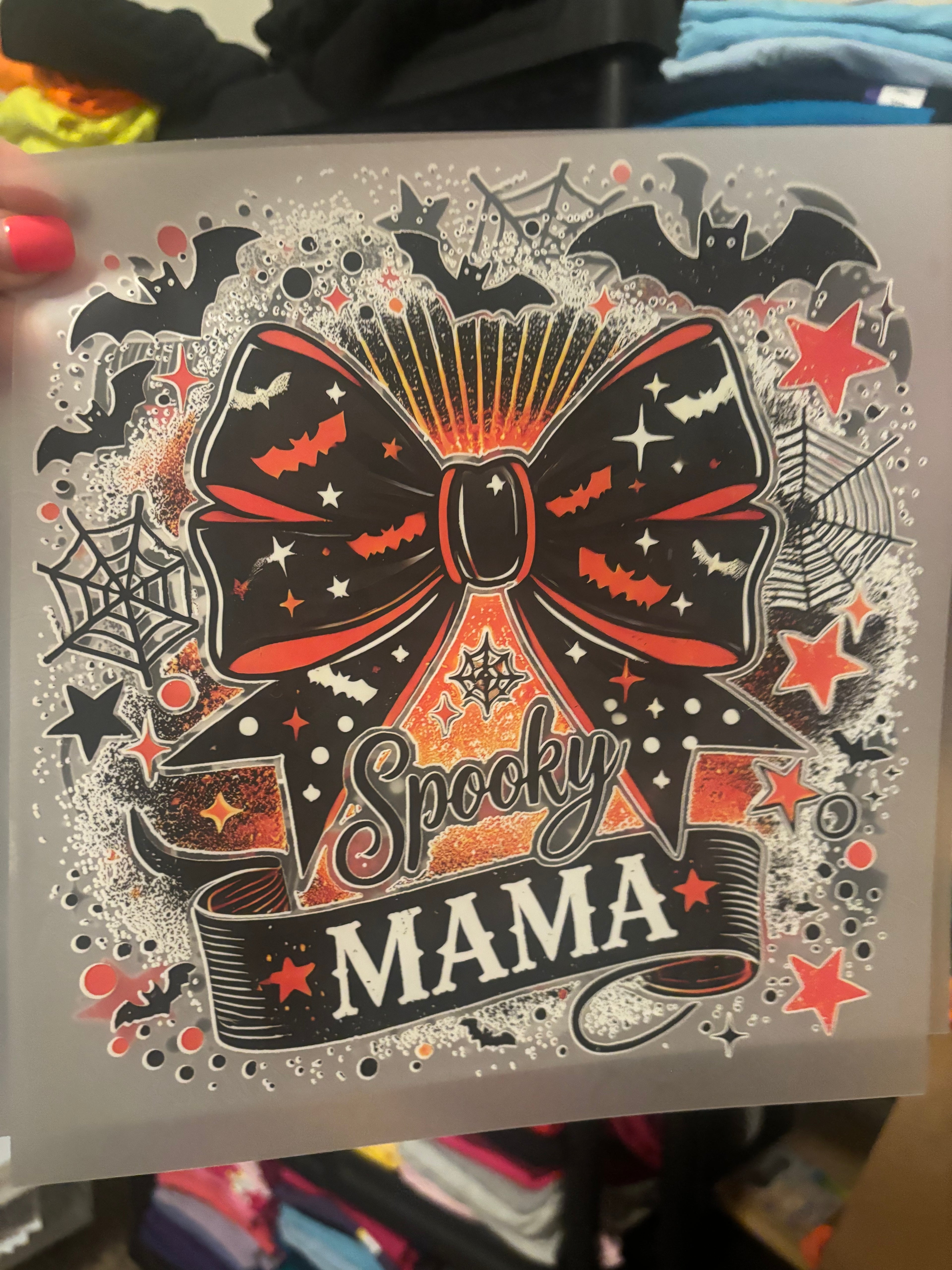 Spooky Mama Bow