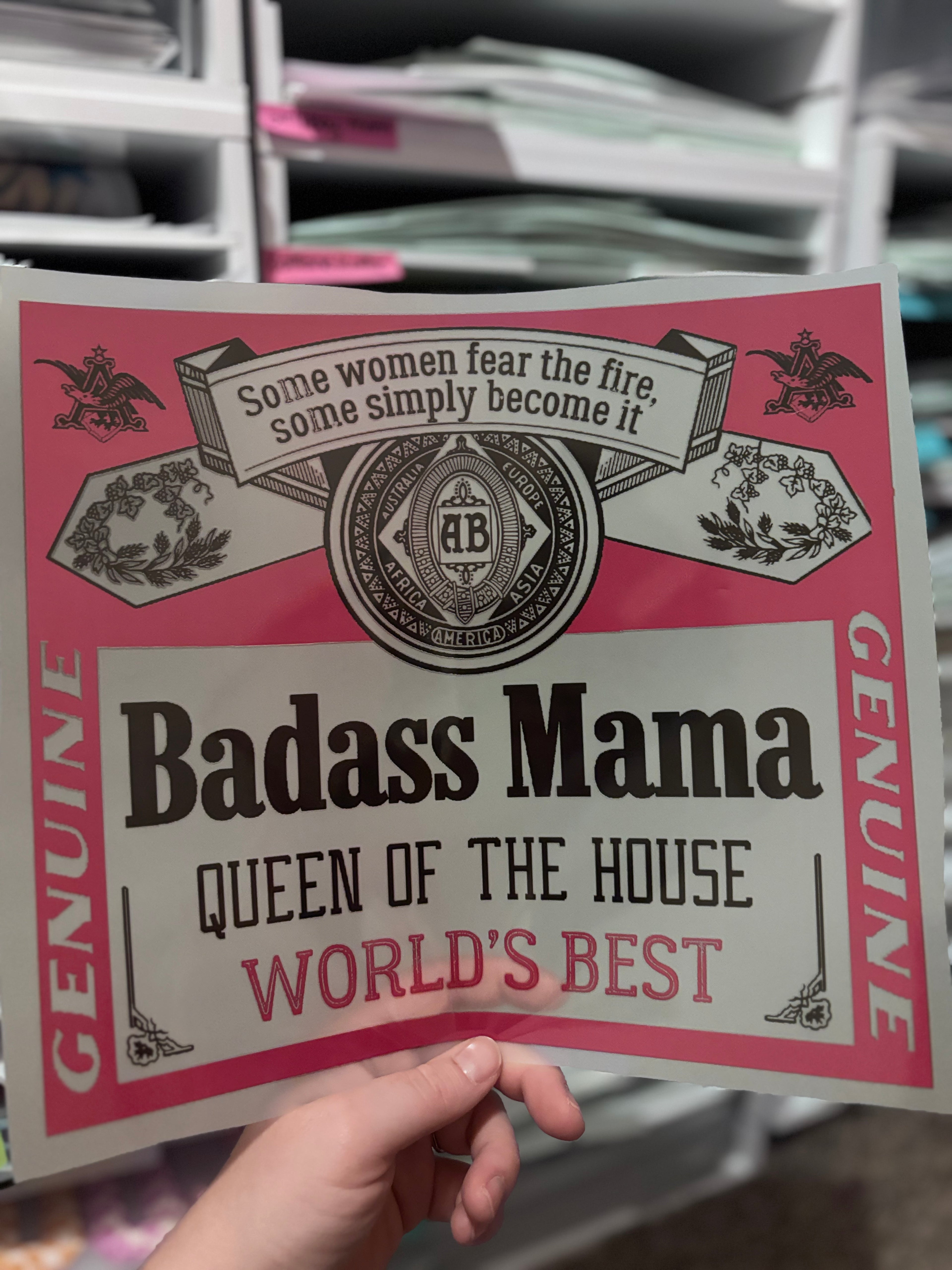 Pink Badass Mama
