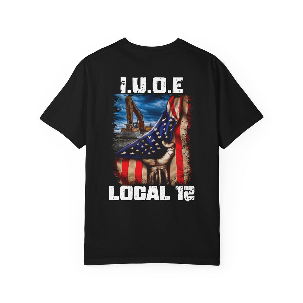 Local 12 Excavator with Flag Tee