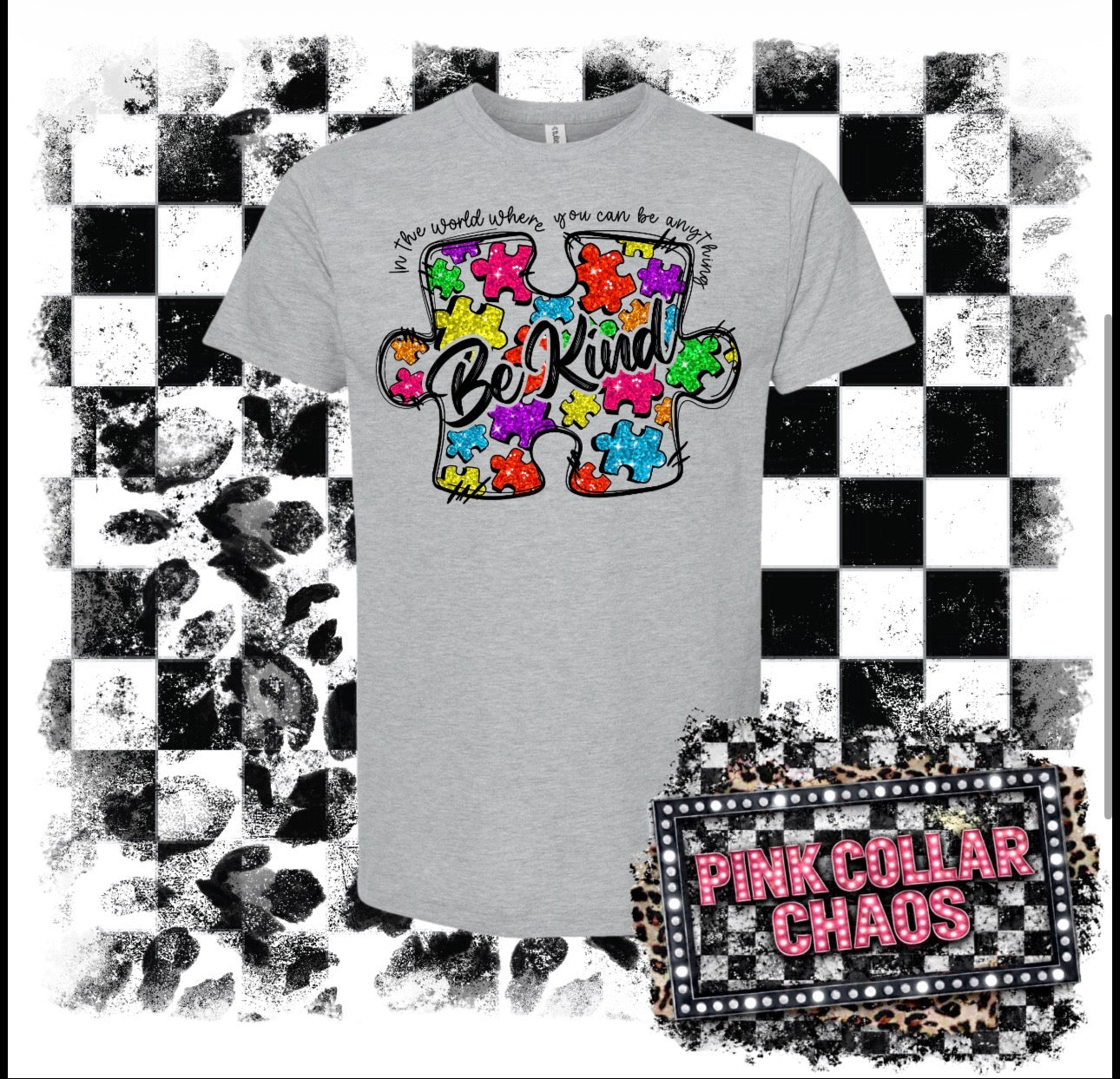 Be Kind Puzzle Piece Tee!
