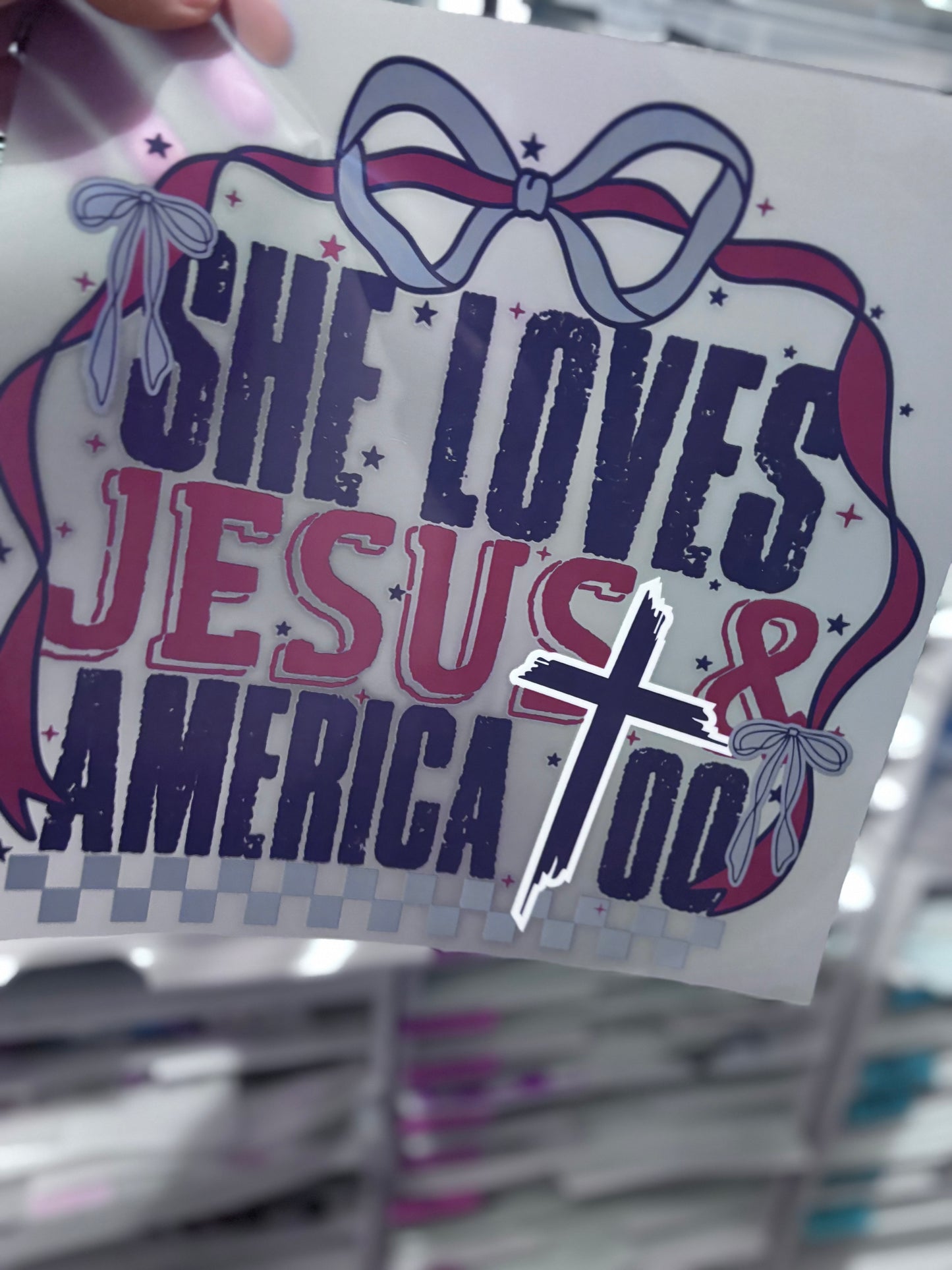 She loves Jesus & America too