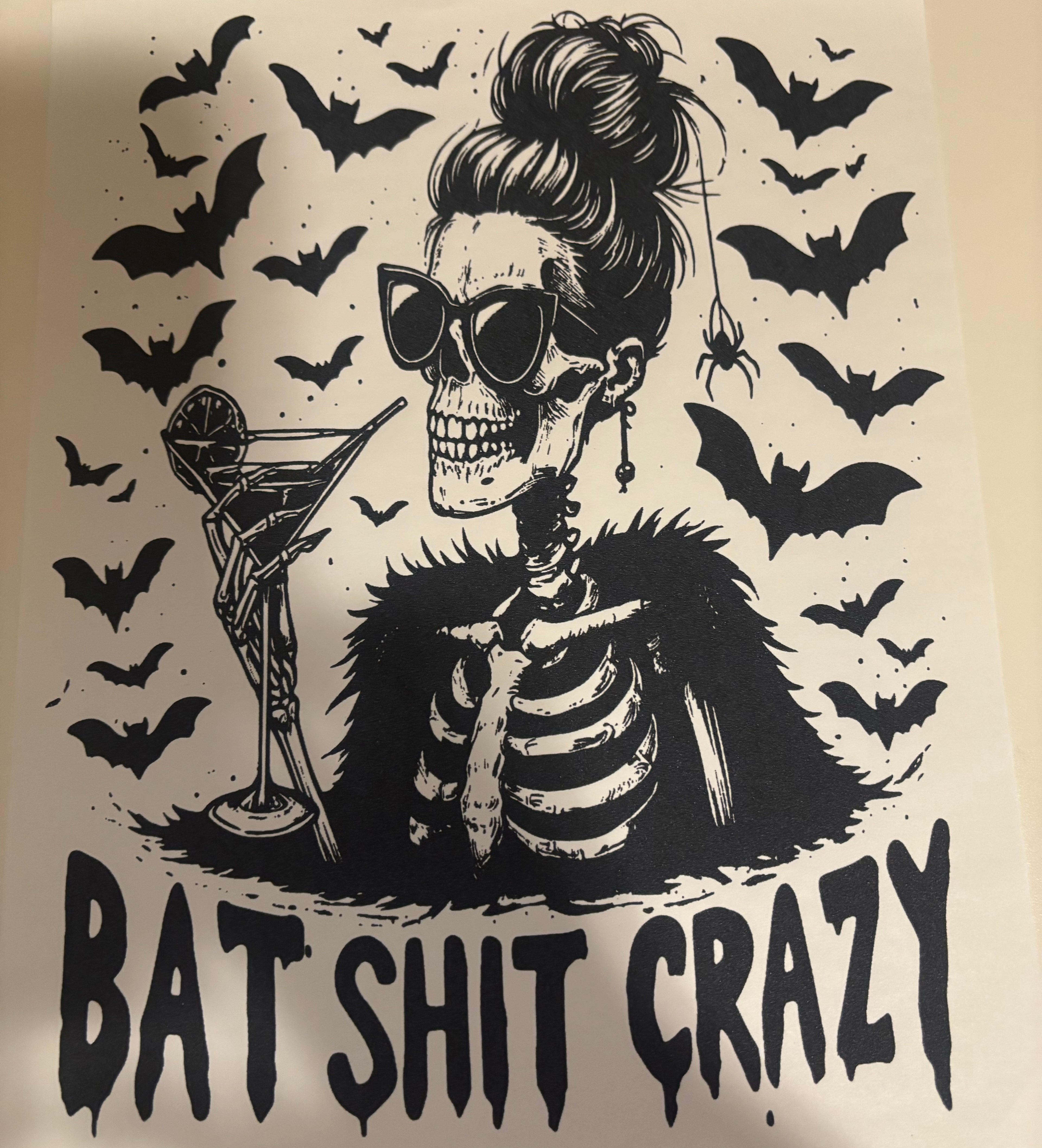 Bat Shit Crazy Tee Design