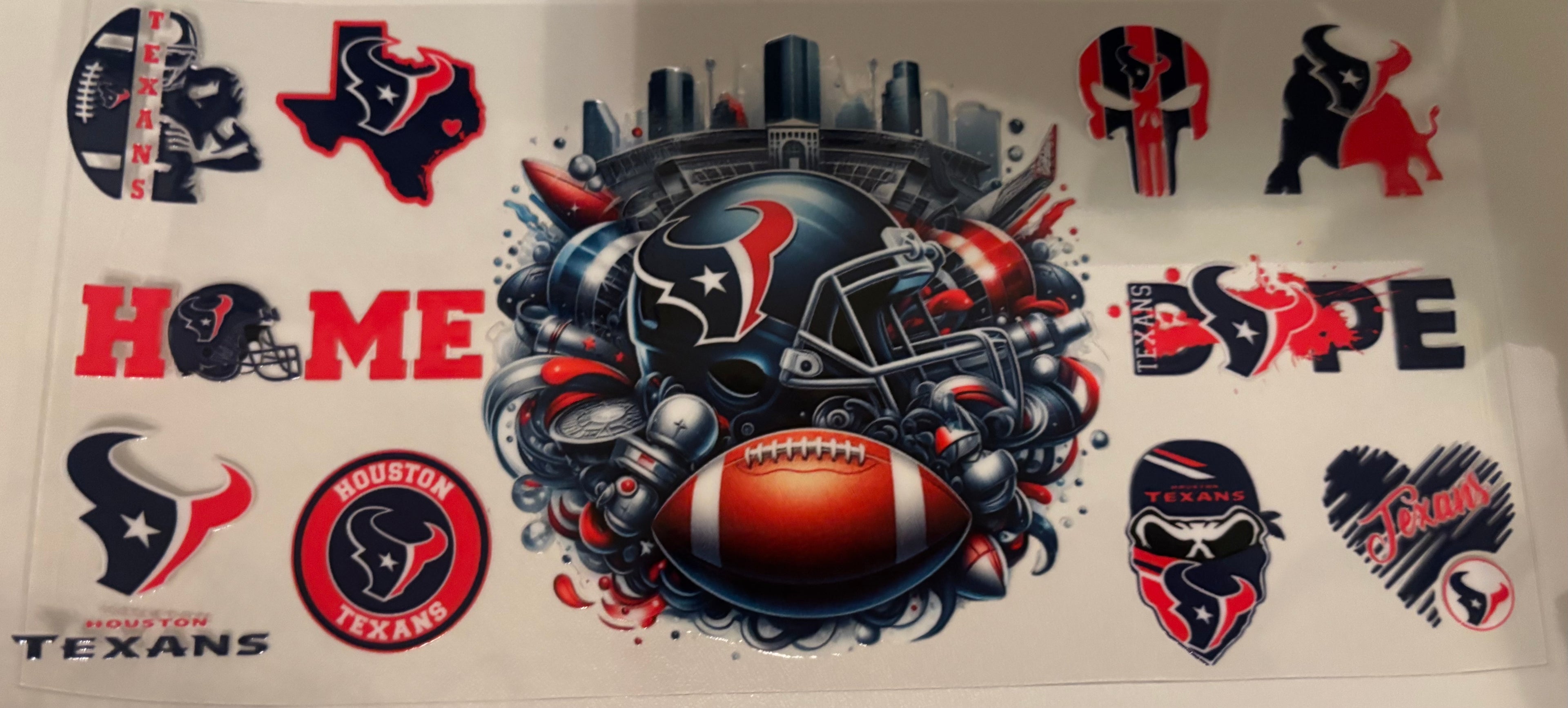 Texans FB 16oz Cup Wrap