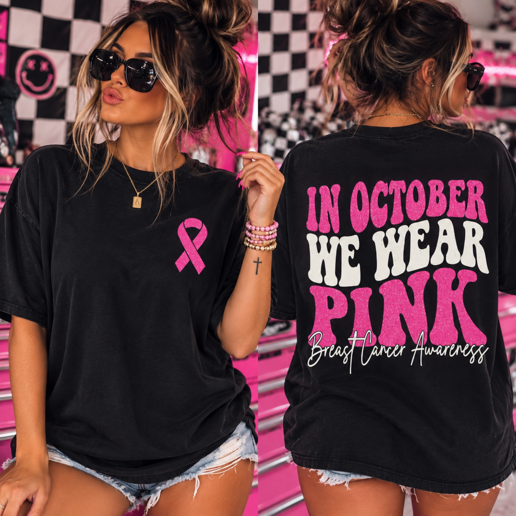 CC In October We Wear Pink Tee!