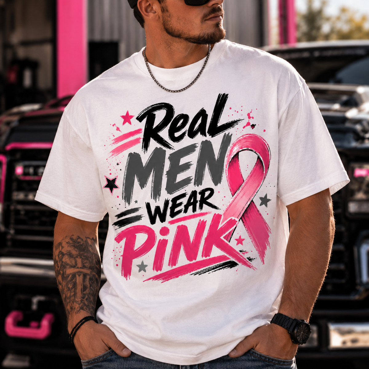 CC Real Men Wear Pink Tee!