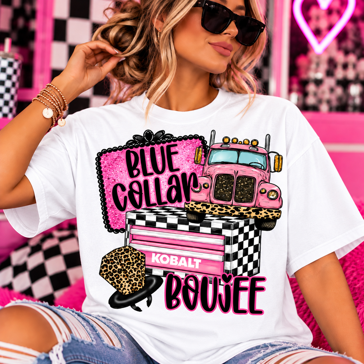 CC Blue Collar Boujee Tee!