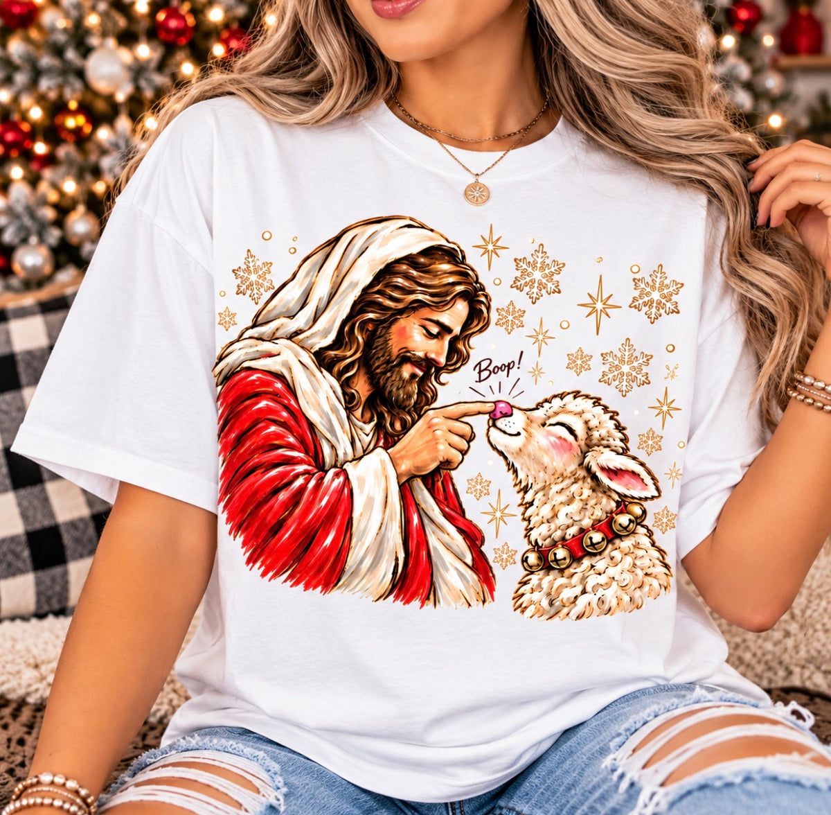 CC Jesus & Lamb Tee