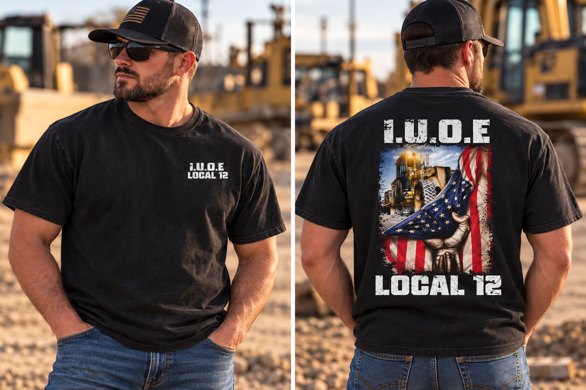 Local 12 Blade With Flag Tee