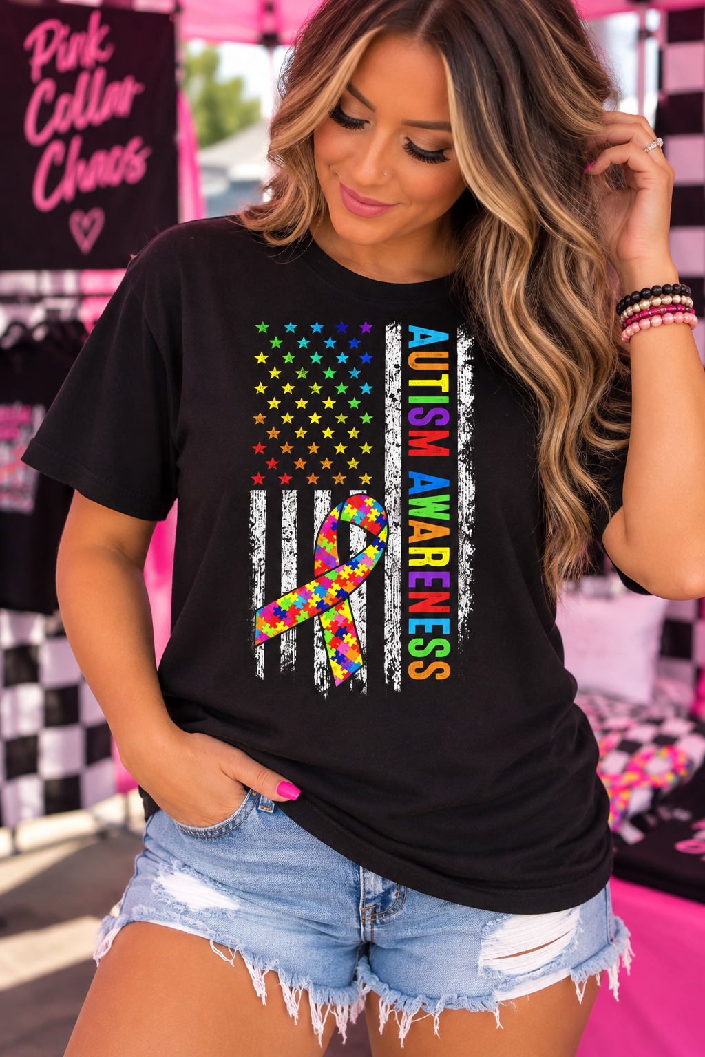 Autism Awareness Flag Tee!