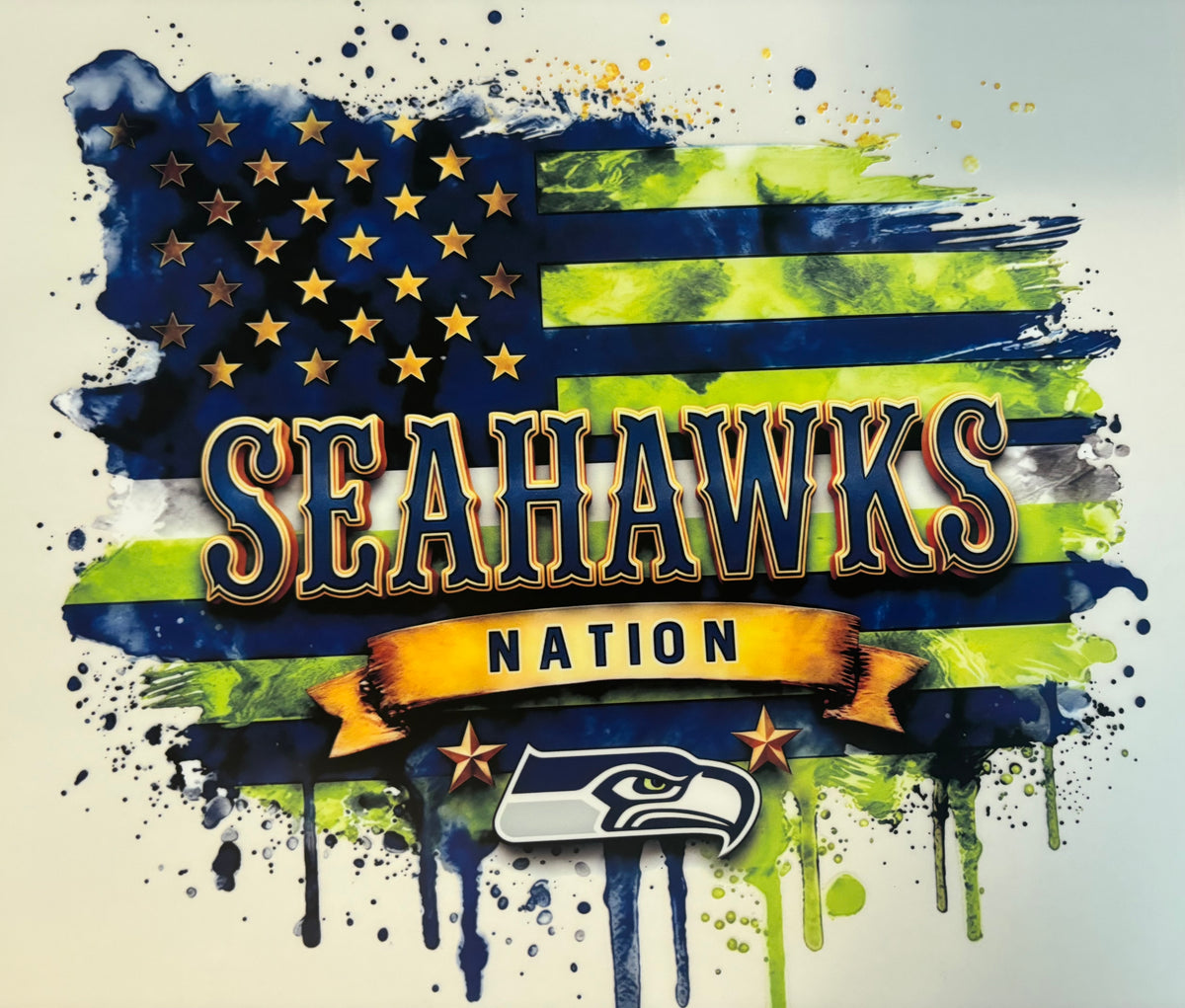 Seahawks Flag Tee Design