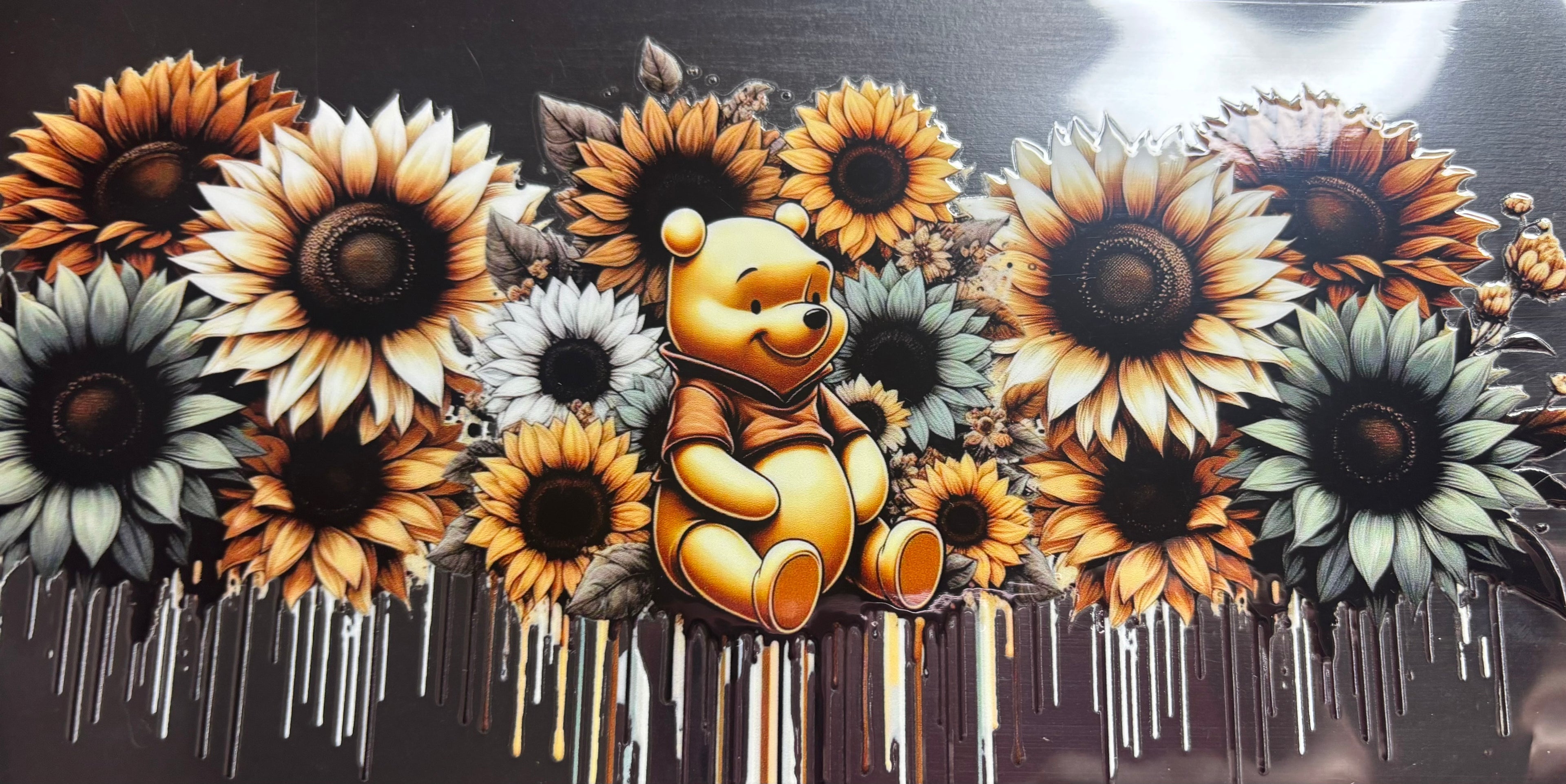 16 Oz Pooh Sunflower Cup Wrap
