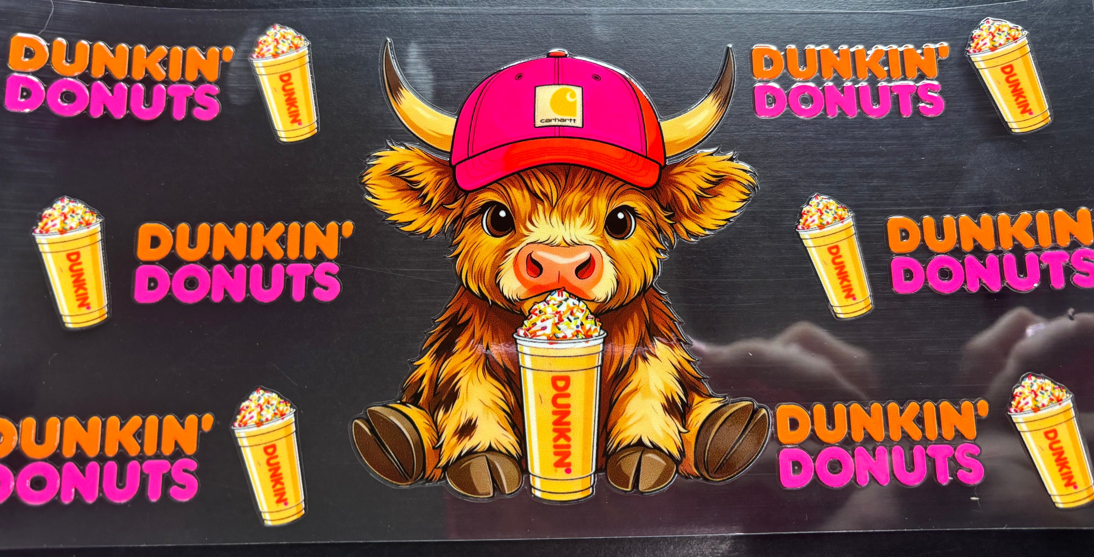 16 Oz Dunkin Donuts Coffee Cup Wrap