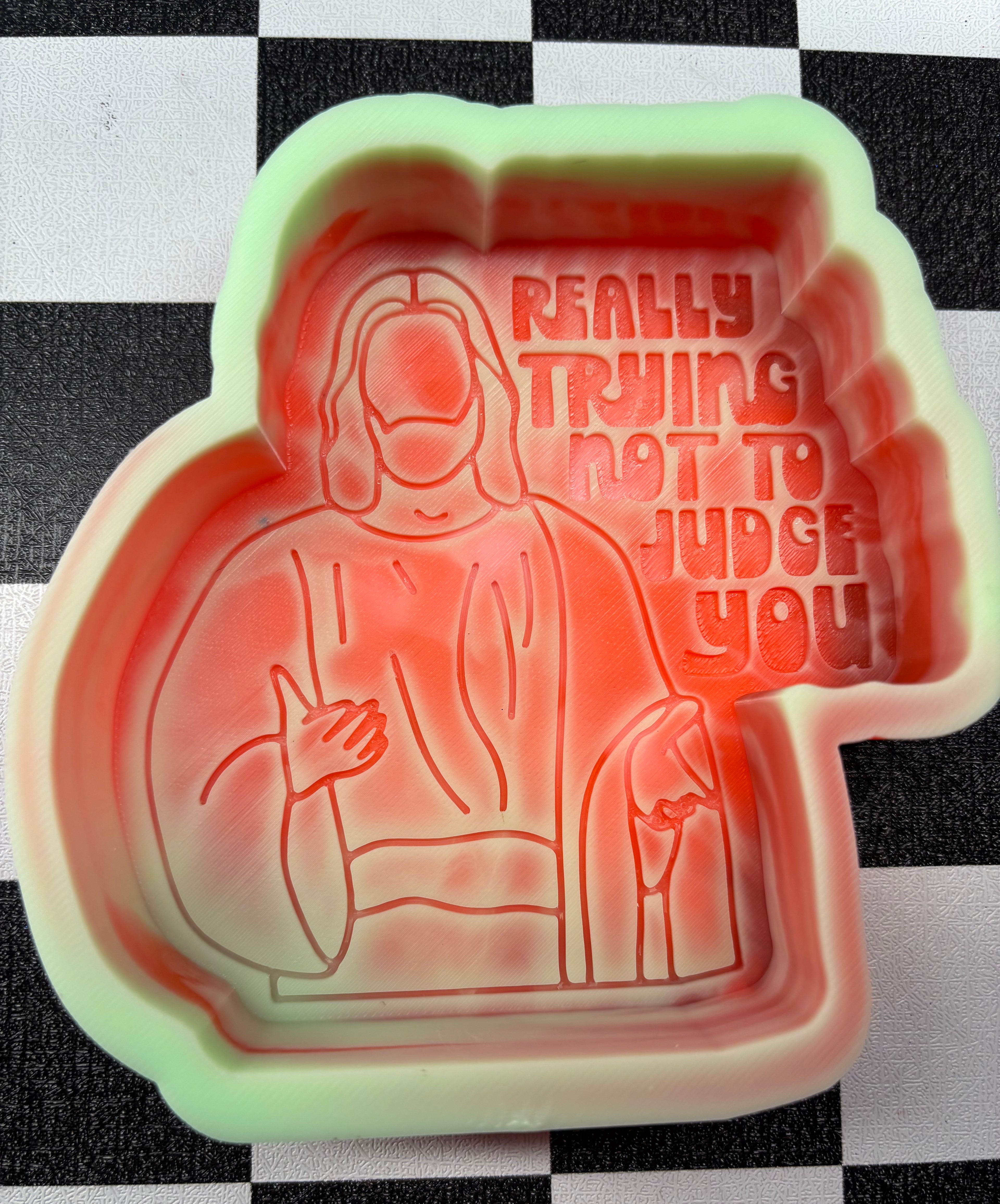 Really trying not to judge you custom Freshie Mold
