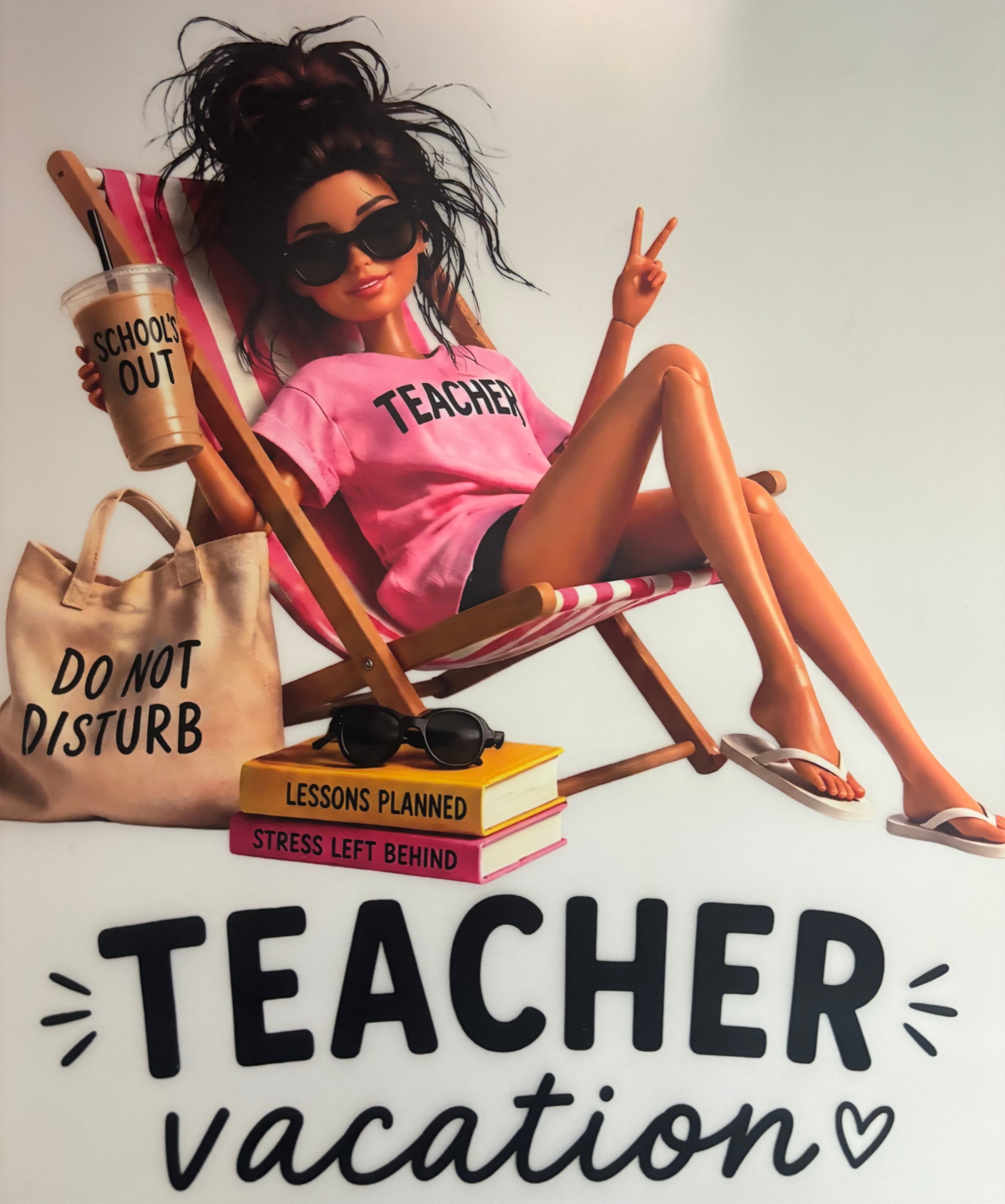 Teaher Vacation Tee Design