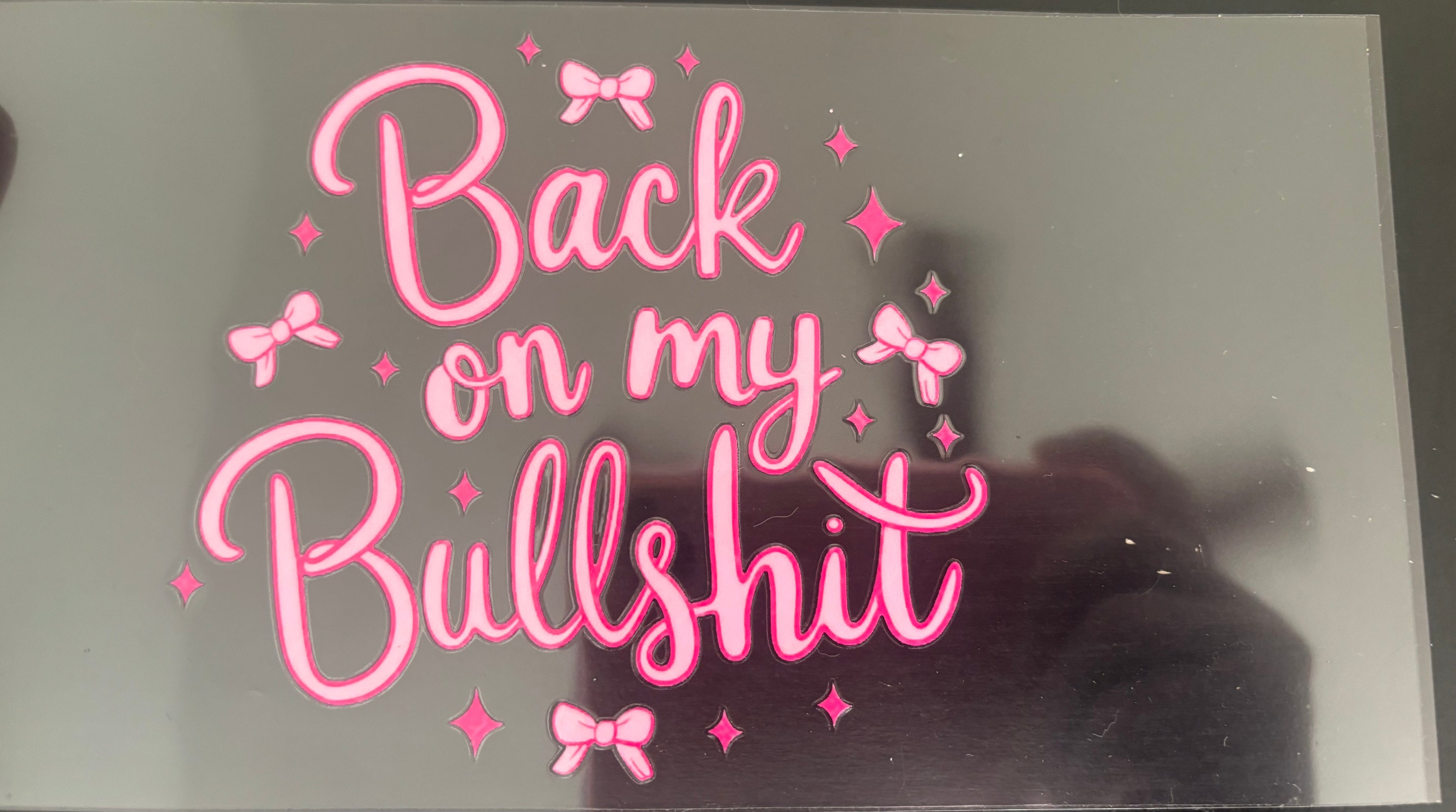 Back on my bullsit
