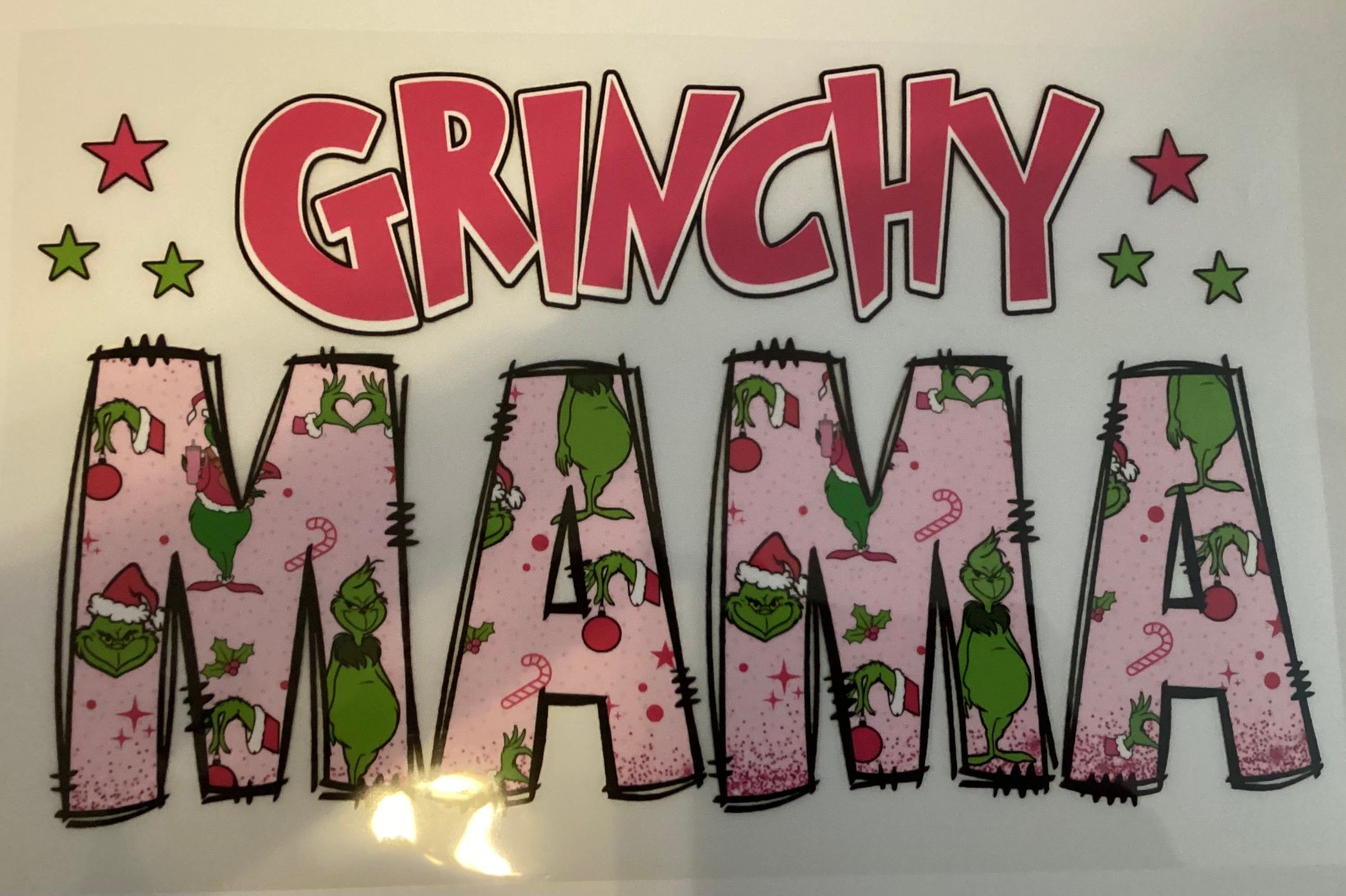 Pink grinchy mama