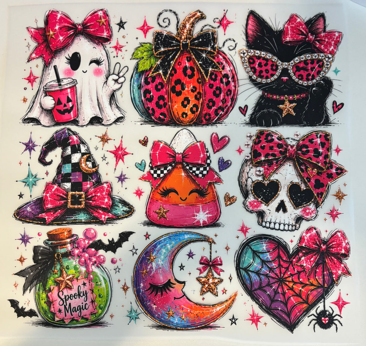 Bright Halloween Tee Design