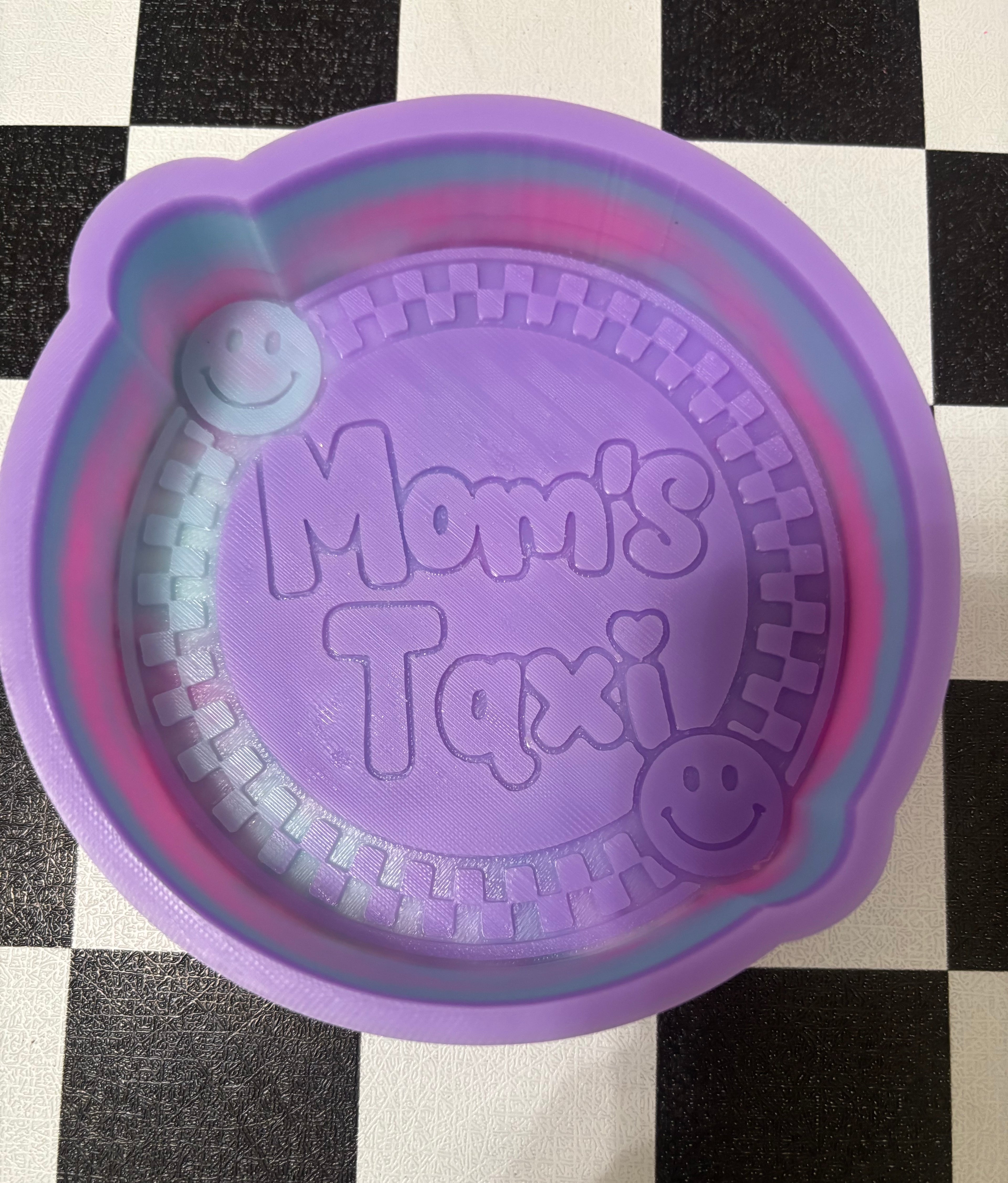 Custom checkered moms taxi freshie mold