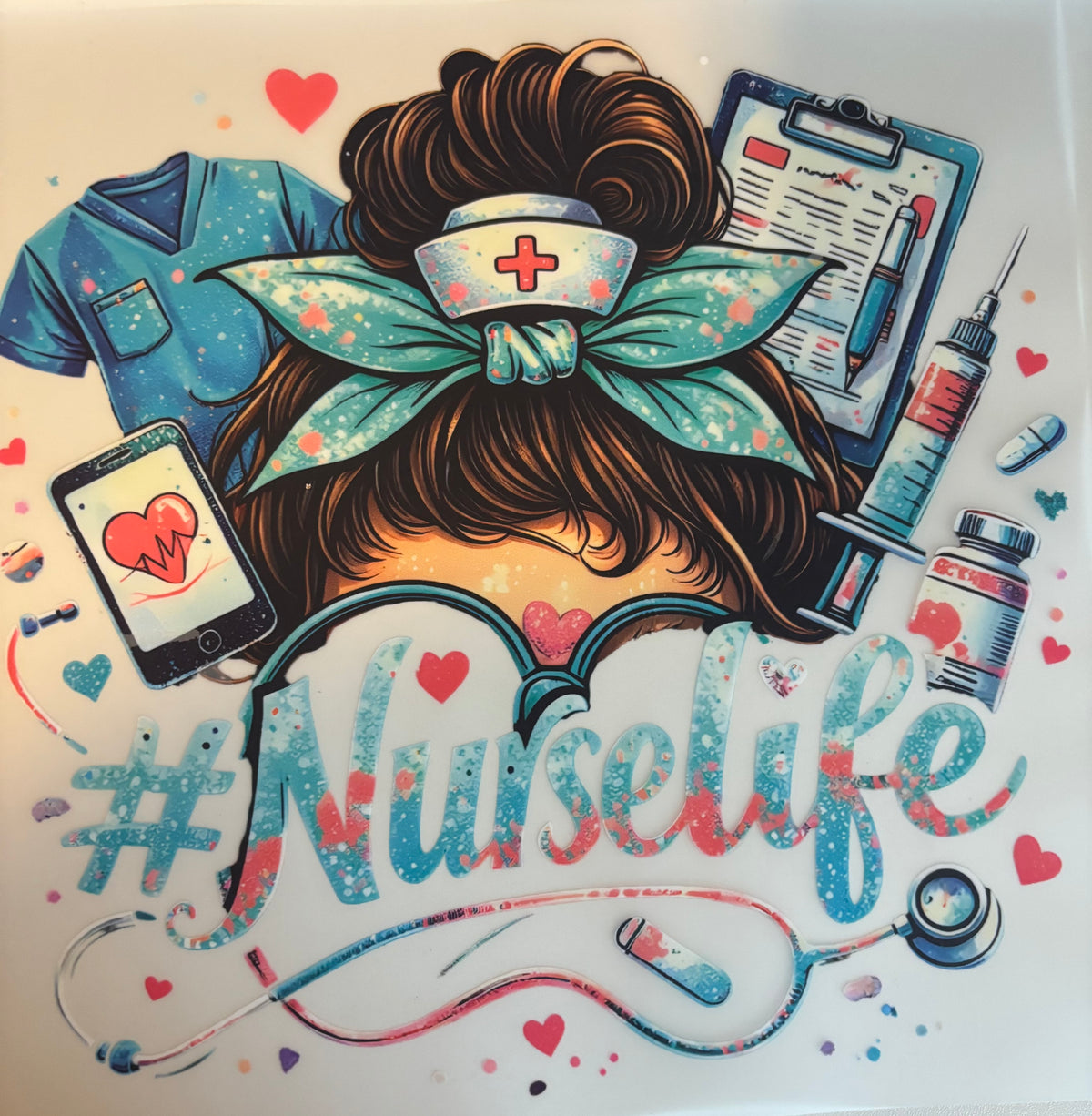 Nurse Head Tee Design