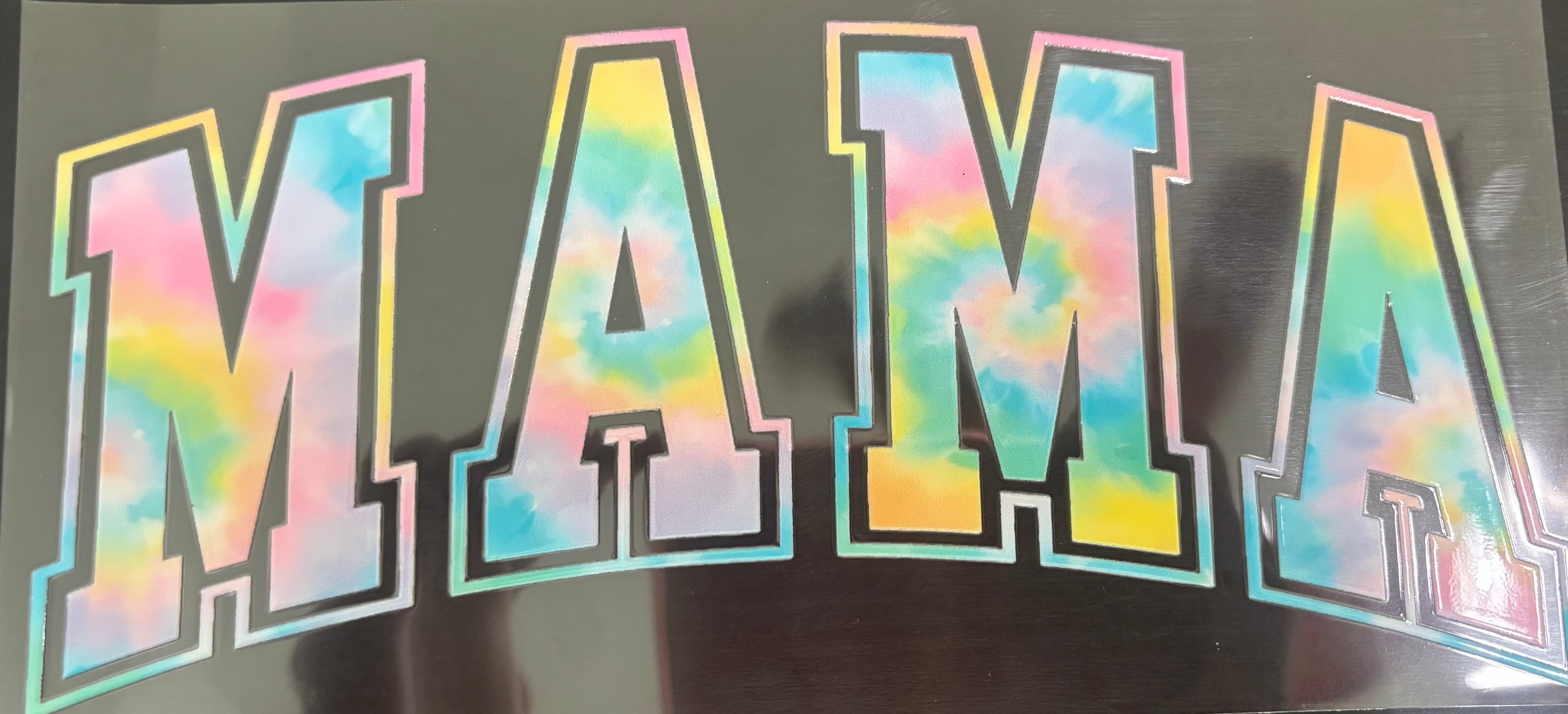 16 oz Tye dye Mama