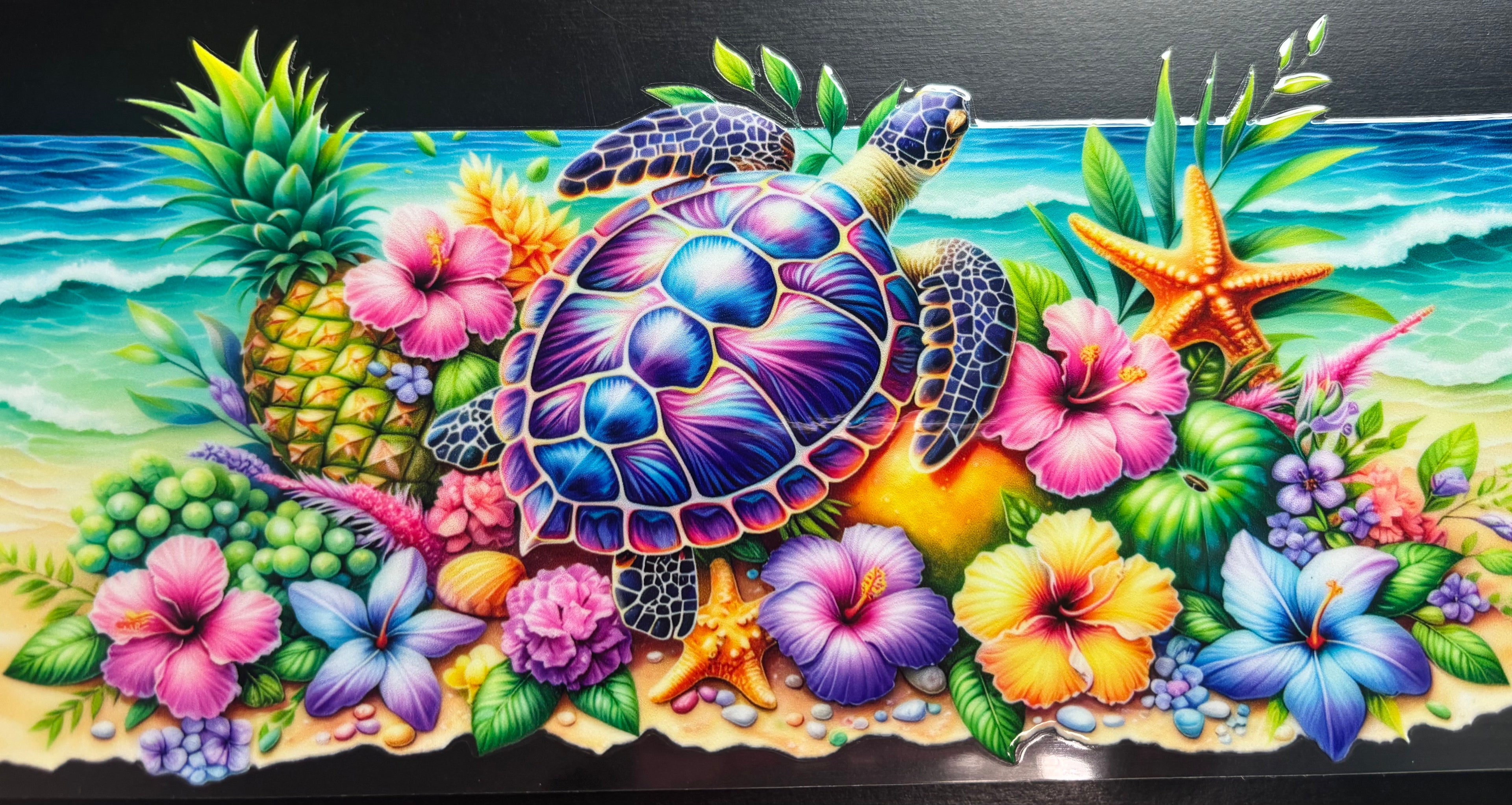 16 Oz Colorful Turtle Cup Wrap