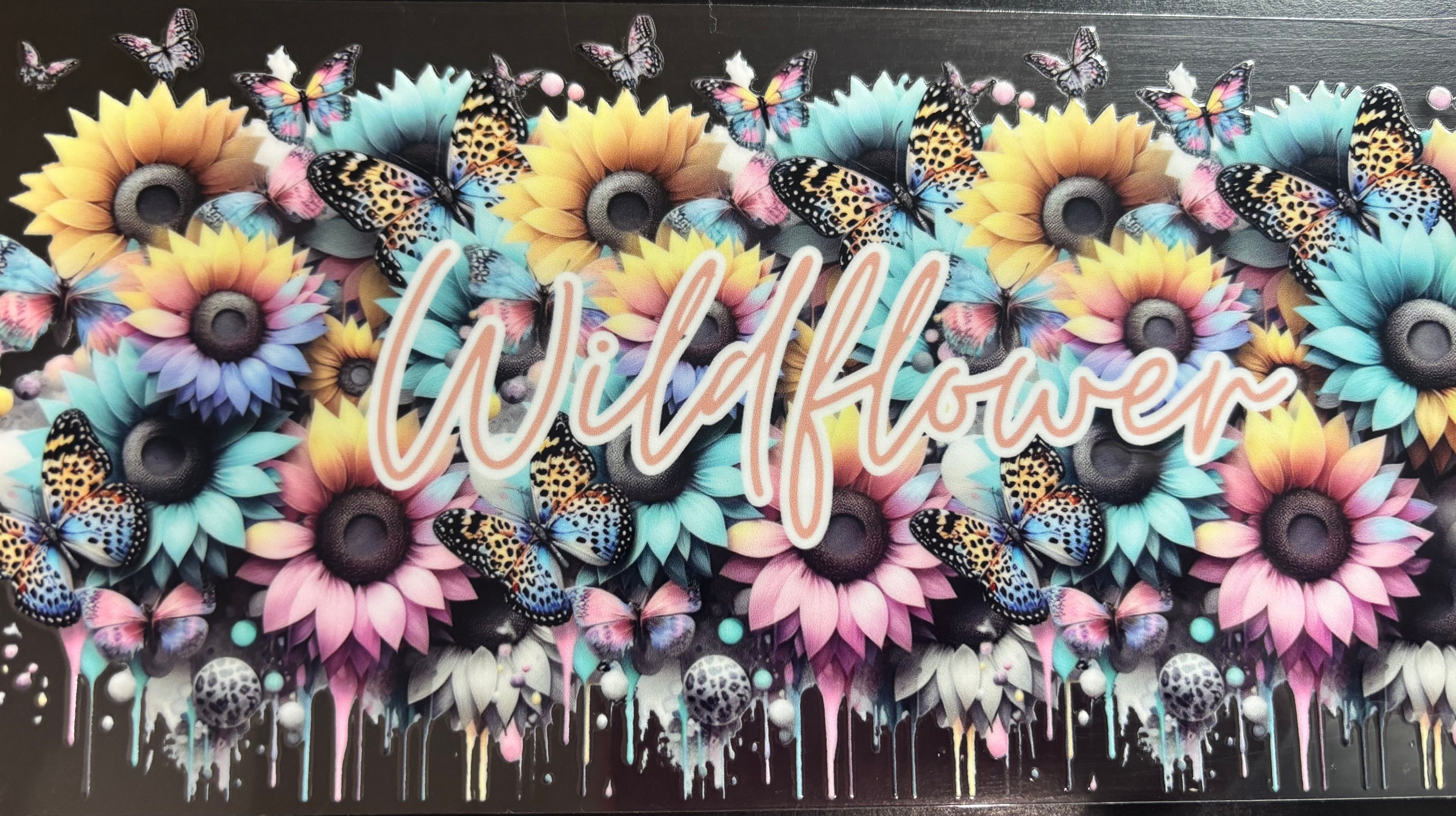 16 Oz Wildflower Cup Wrap
