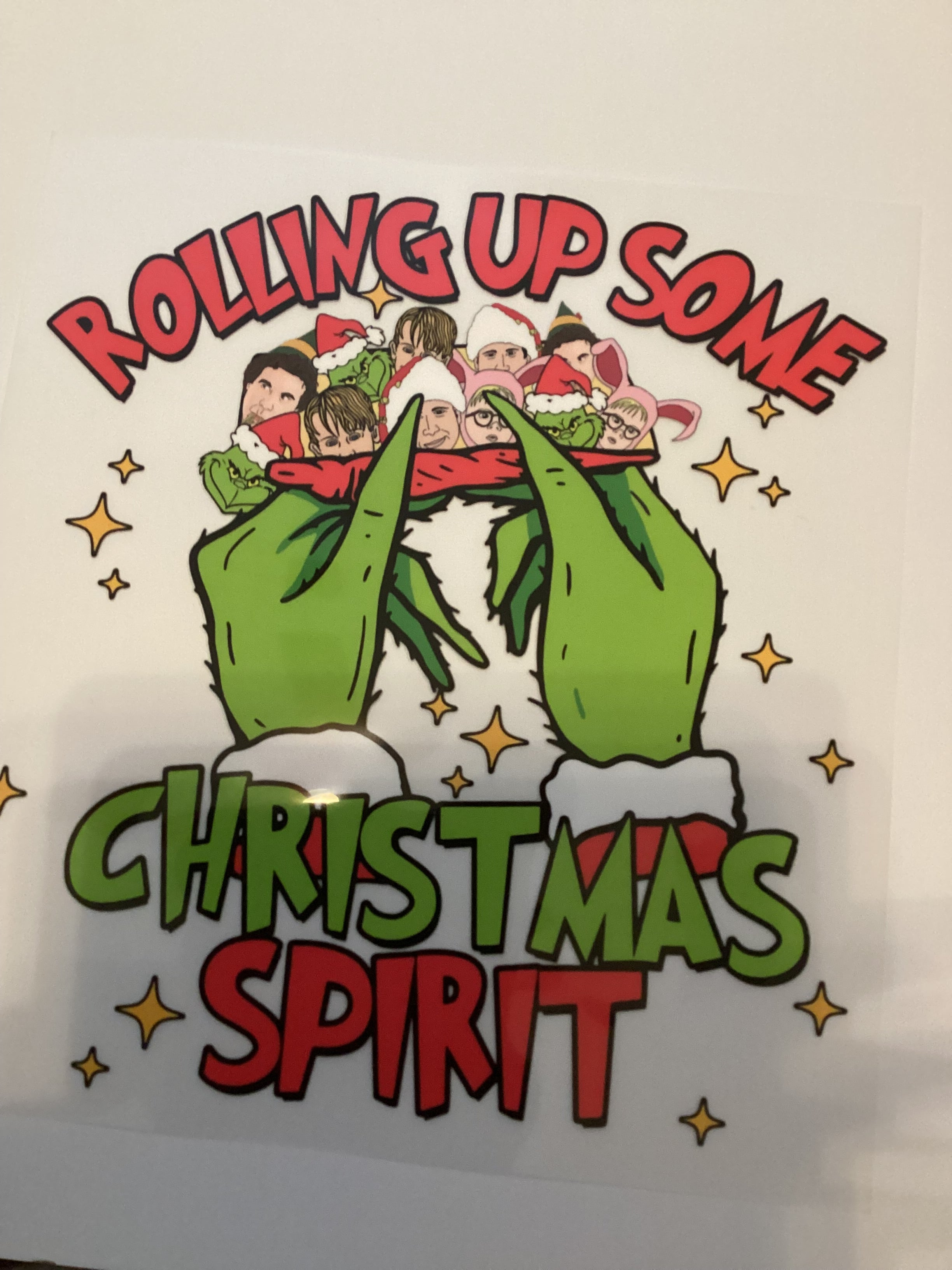 Rolling up some Christmas spirit