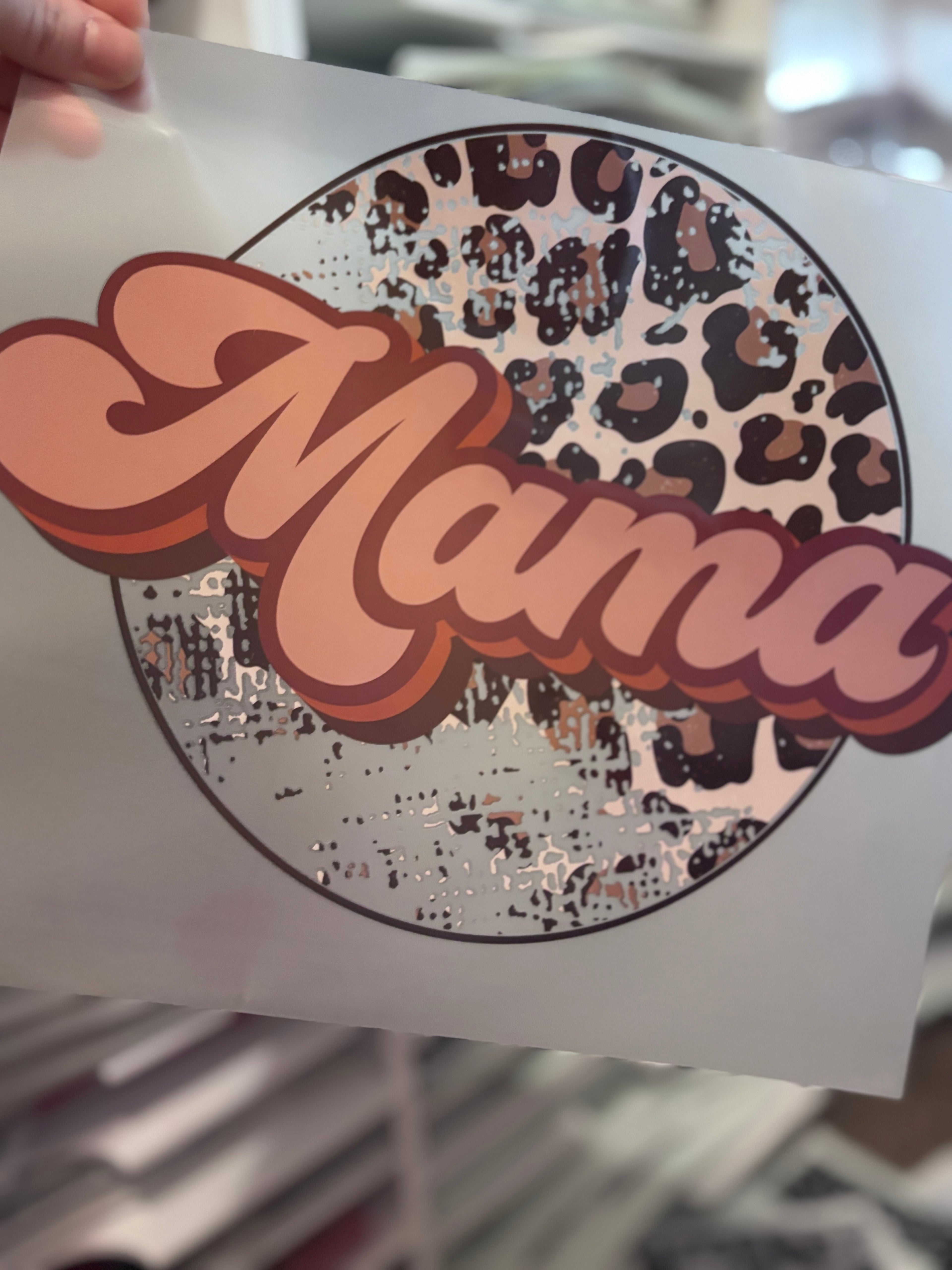 Mama Circle Distressed cheetah